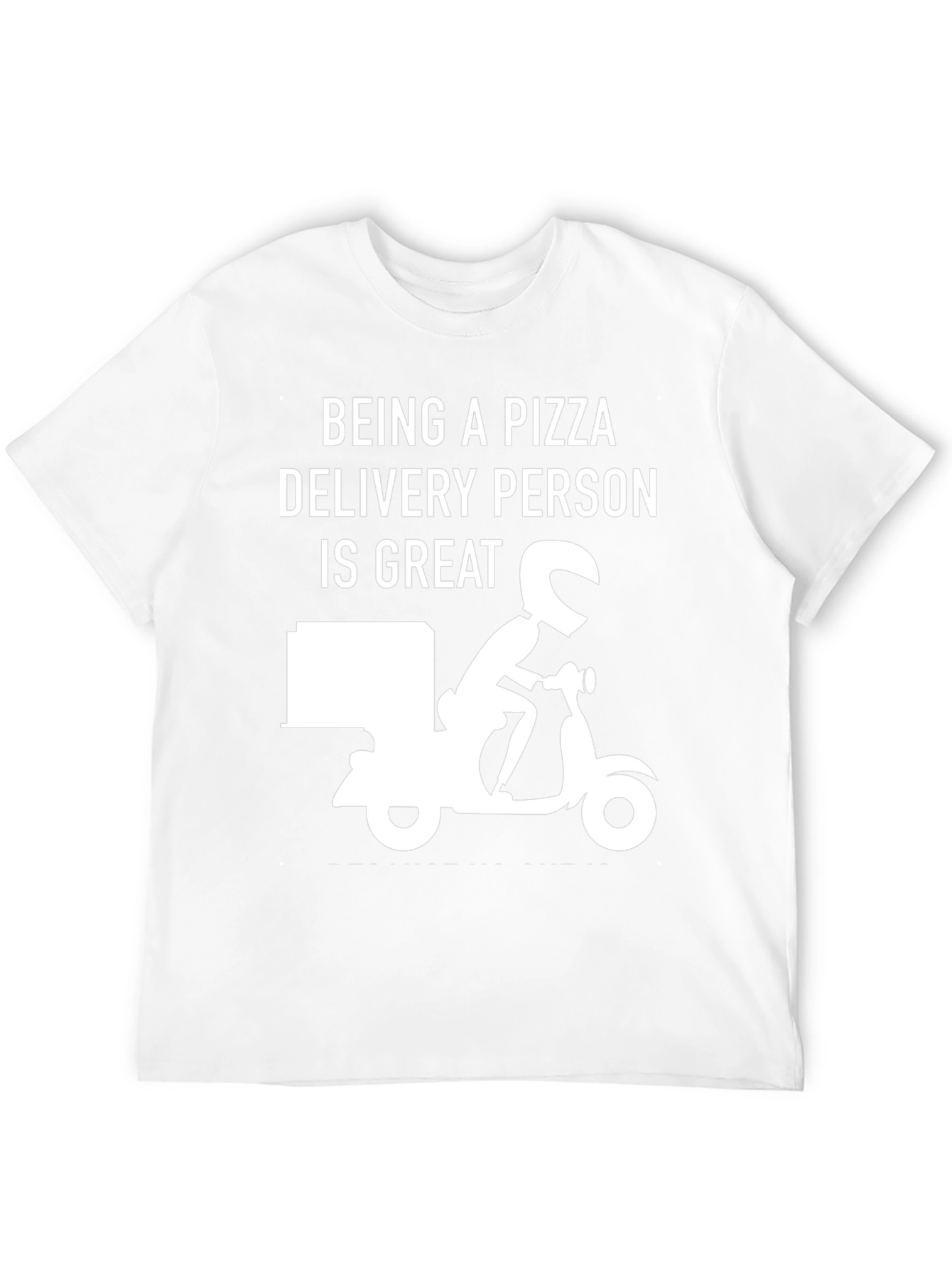 Black Pizza Delivery Person T-Shirt - Great Gift! view 12