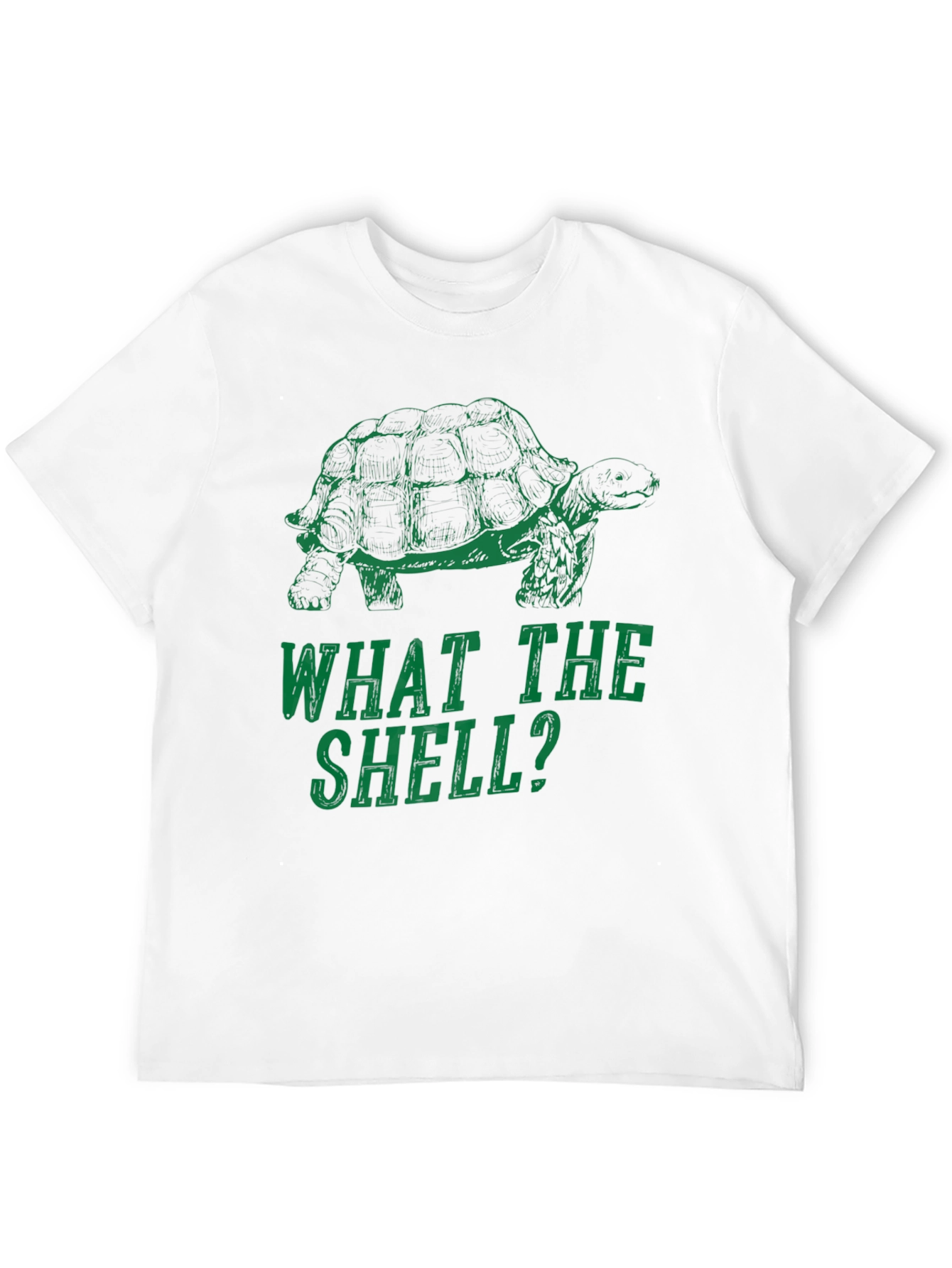 Black What the Shell? Turtle Graphic T-Shirt view 12