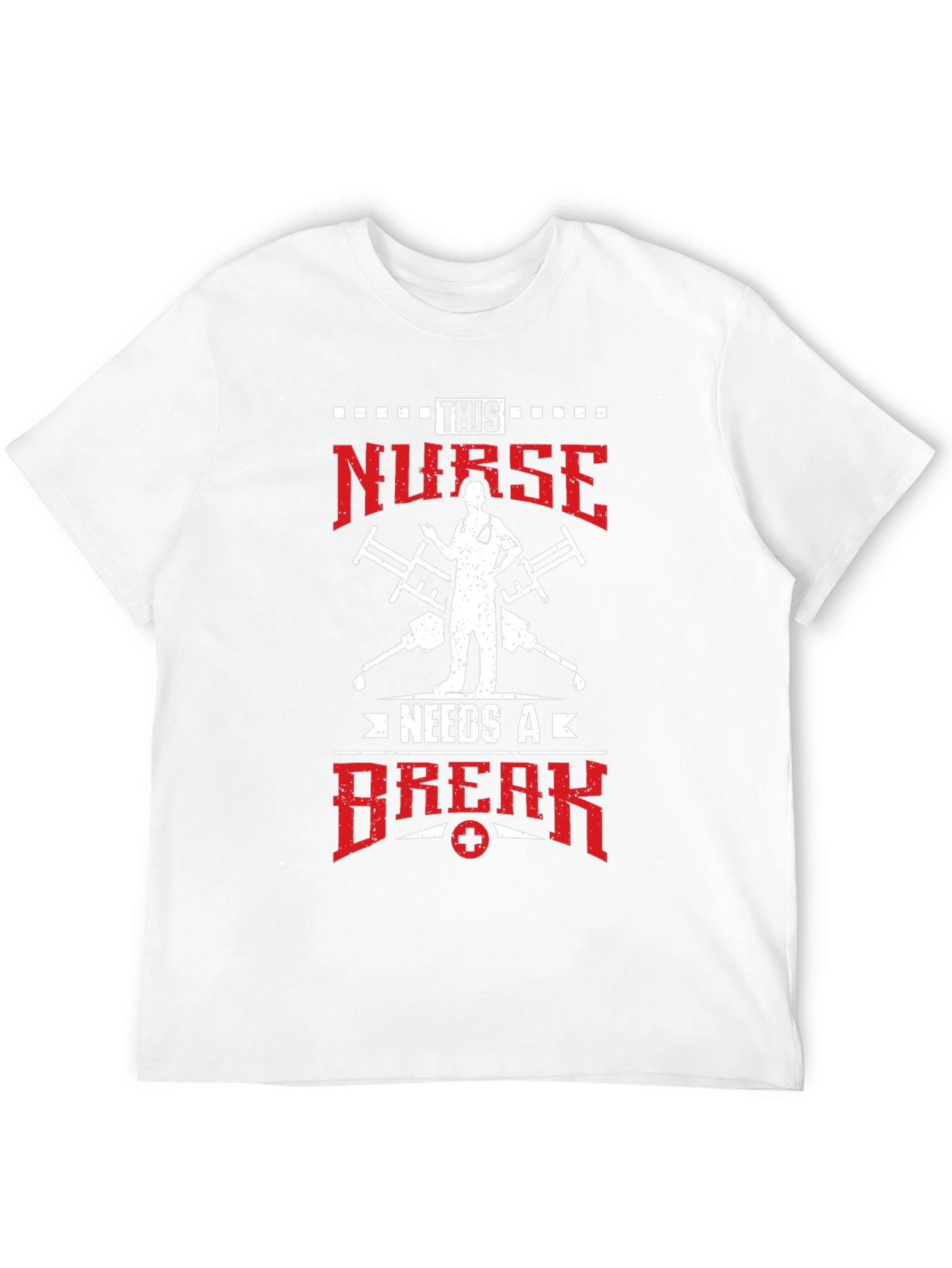 Black Nurse Needs a Break Graphic Tee - Healthcare Hero Apparel view 12