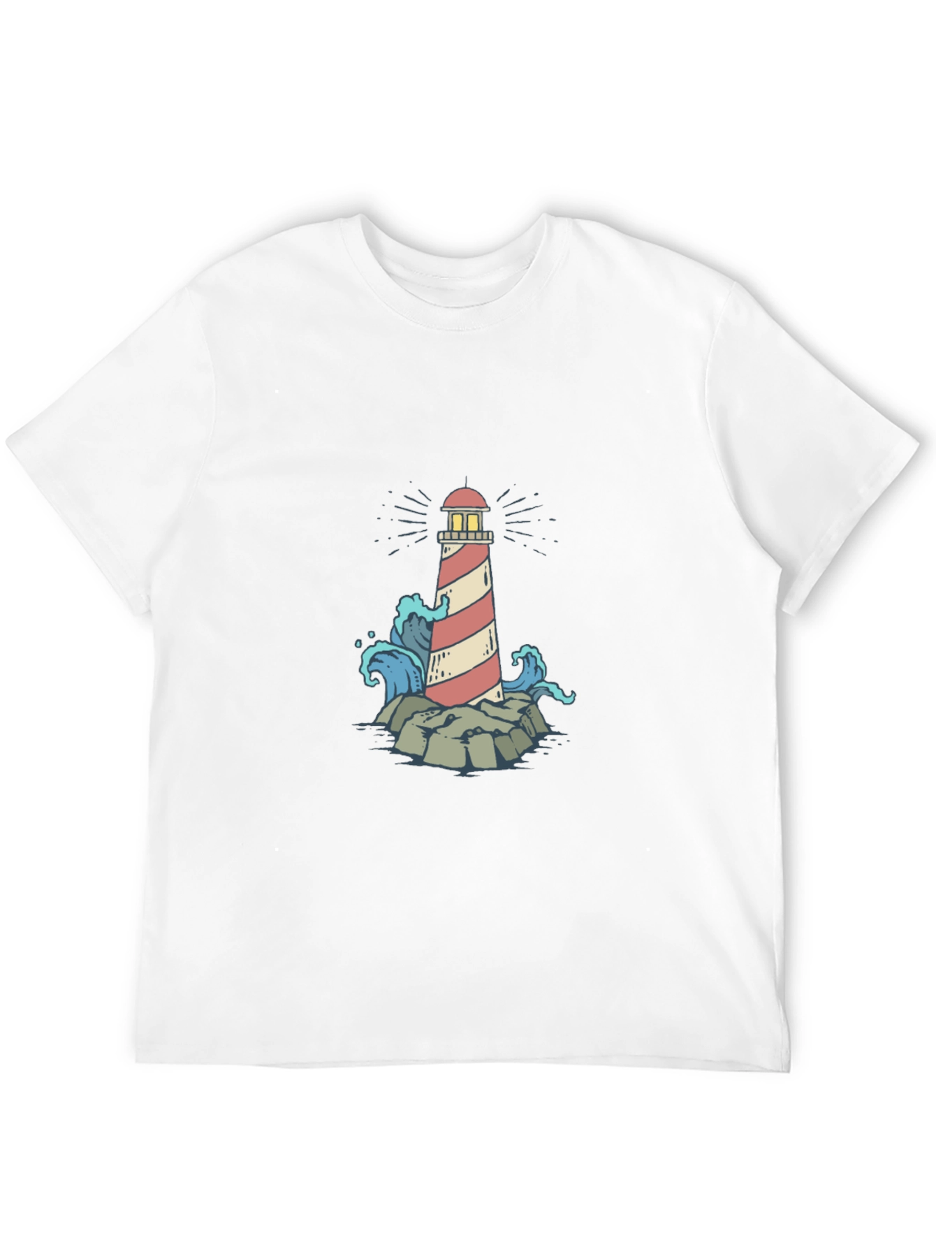 Black Lighthouse Graphic Print Tee view 12