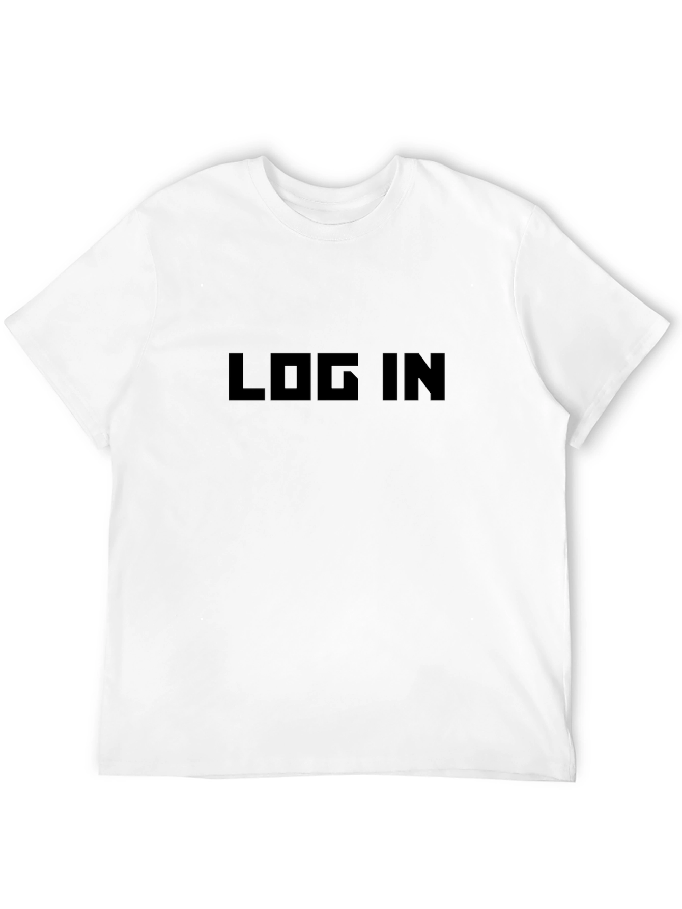 Black LOG IN Graphic Tee - Black T-Shirt view 12