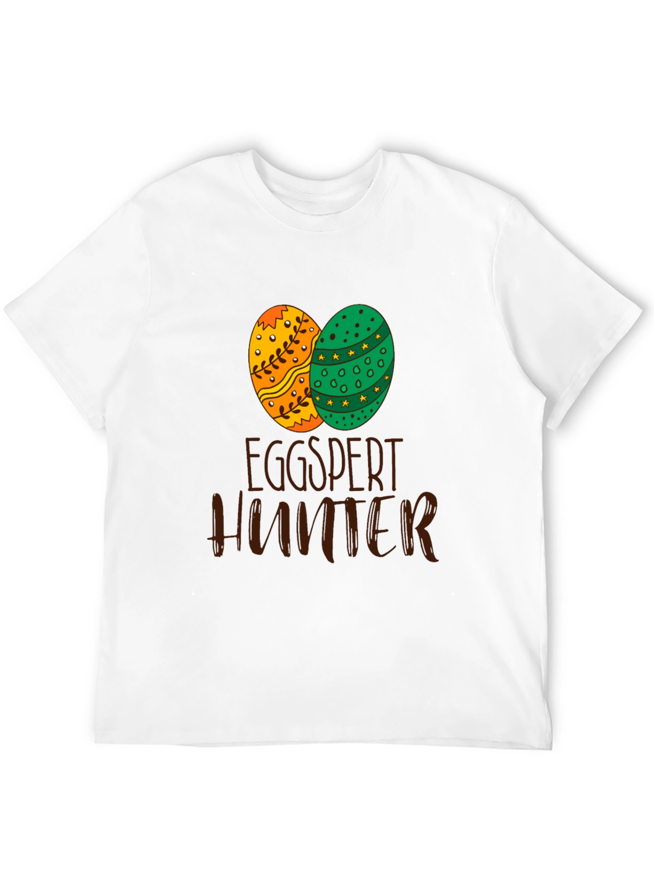 Camiseta Negra 'Eggspert Hunter' para Pascua