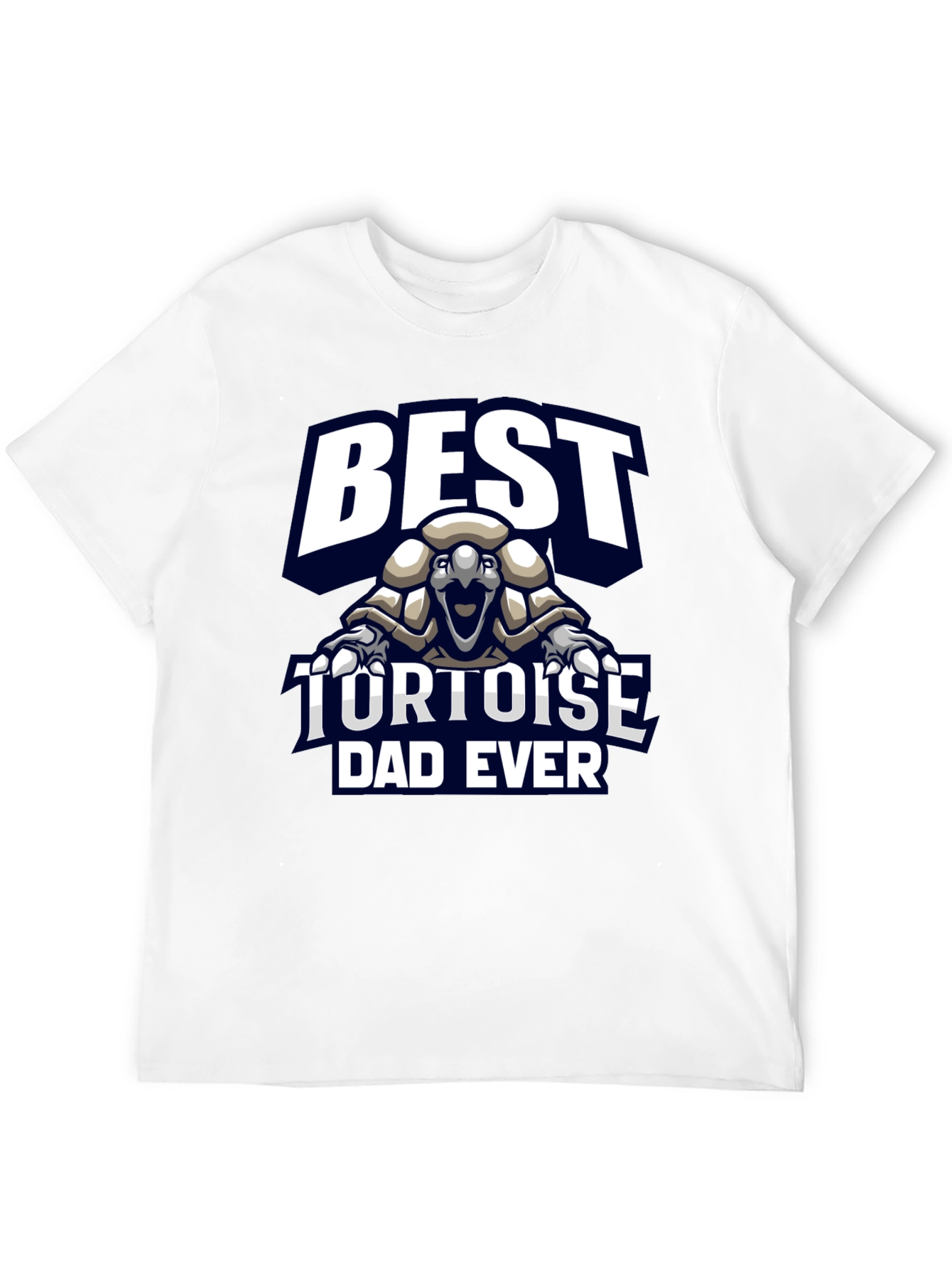 Black Best Tortoise Dad Ever Graphic T-Shirt view 12