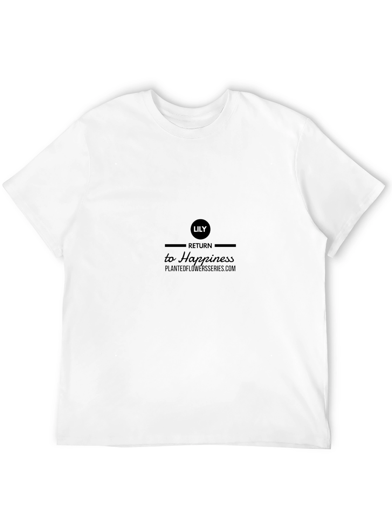 Black Lily Return to Happiness Black T-Shirt view 12