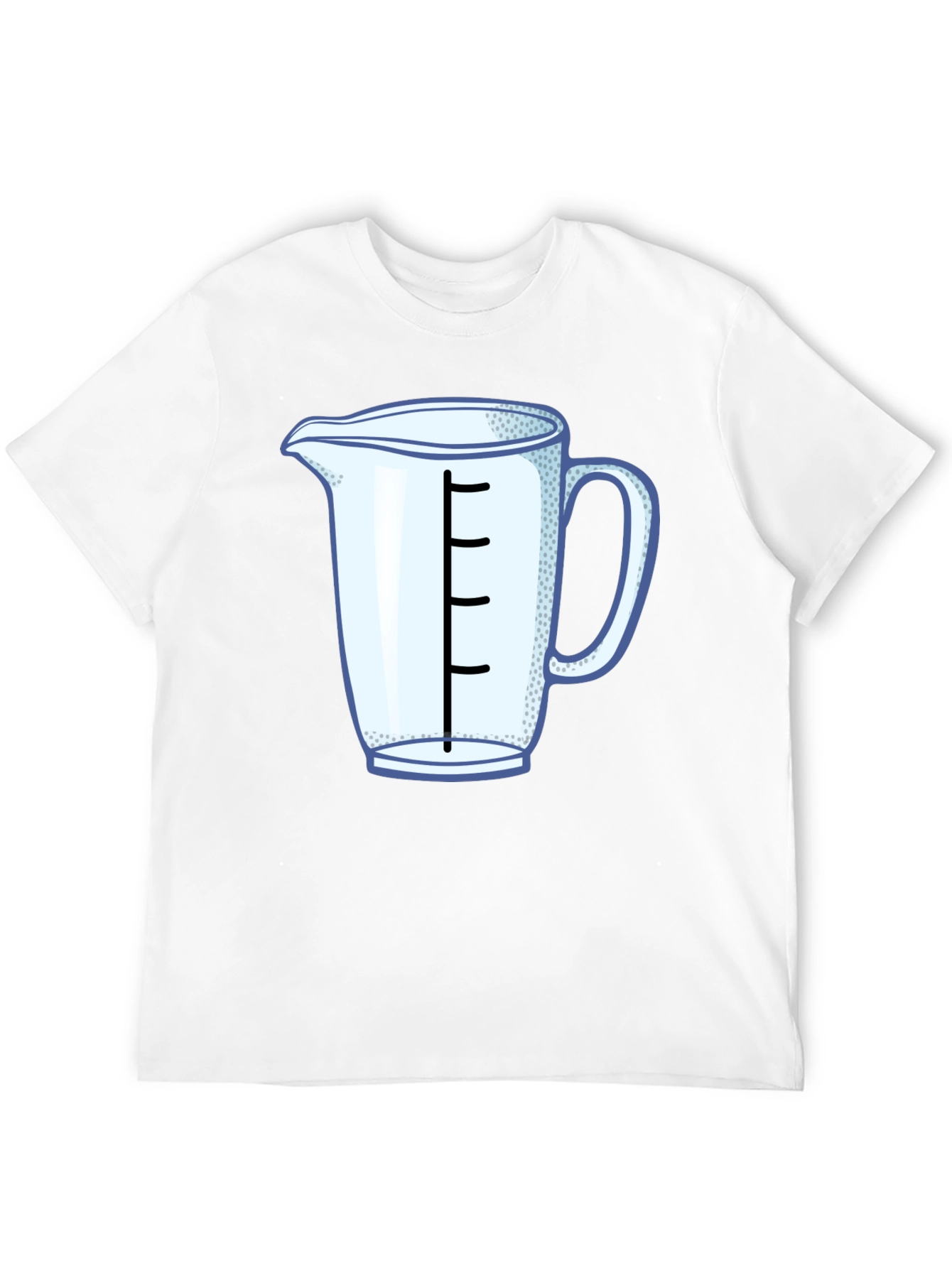 Black Measuring Cup Graphic T-Shirt view 12