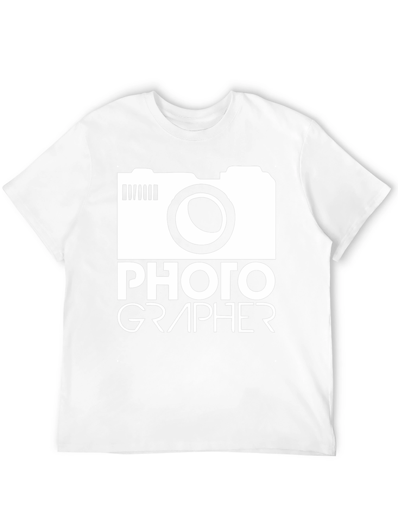 Black Photographer Graphic Tee - Camera T-Shirt view 12