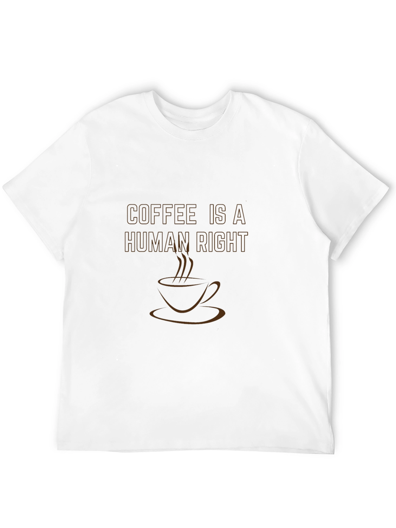 Black Coffee is a Human Right Graphic Tee view 12