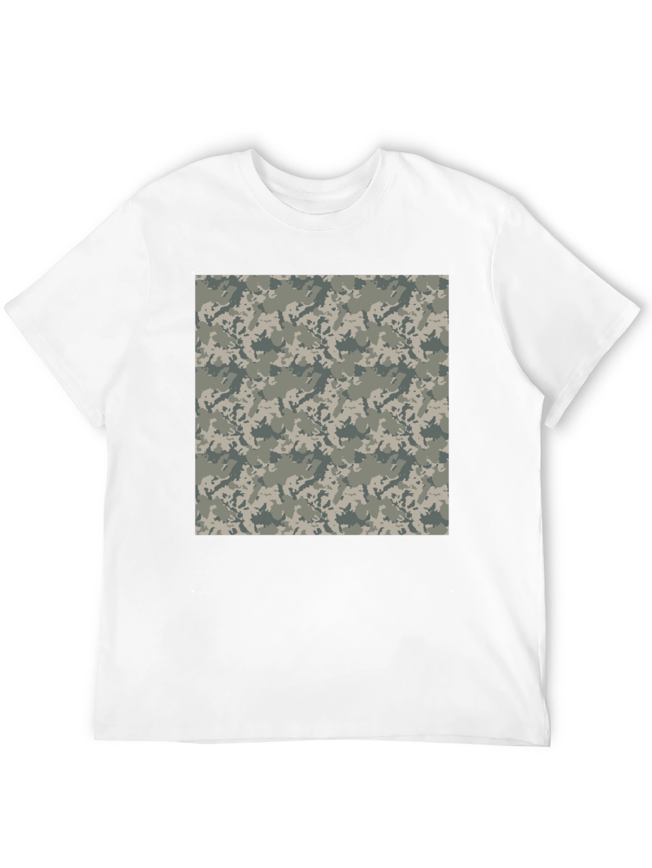 Black Camo Pattern T-Shirt view 12