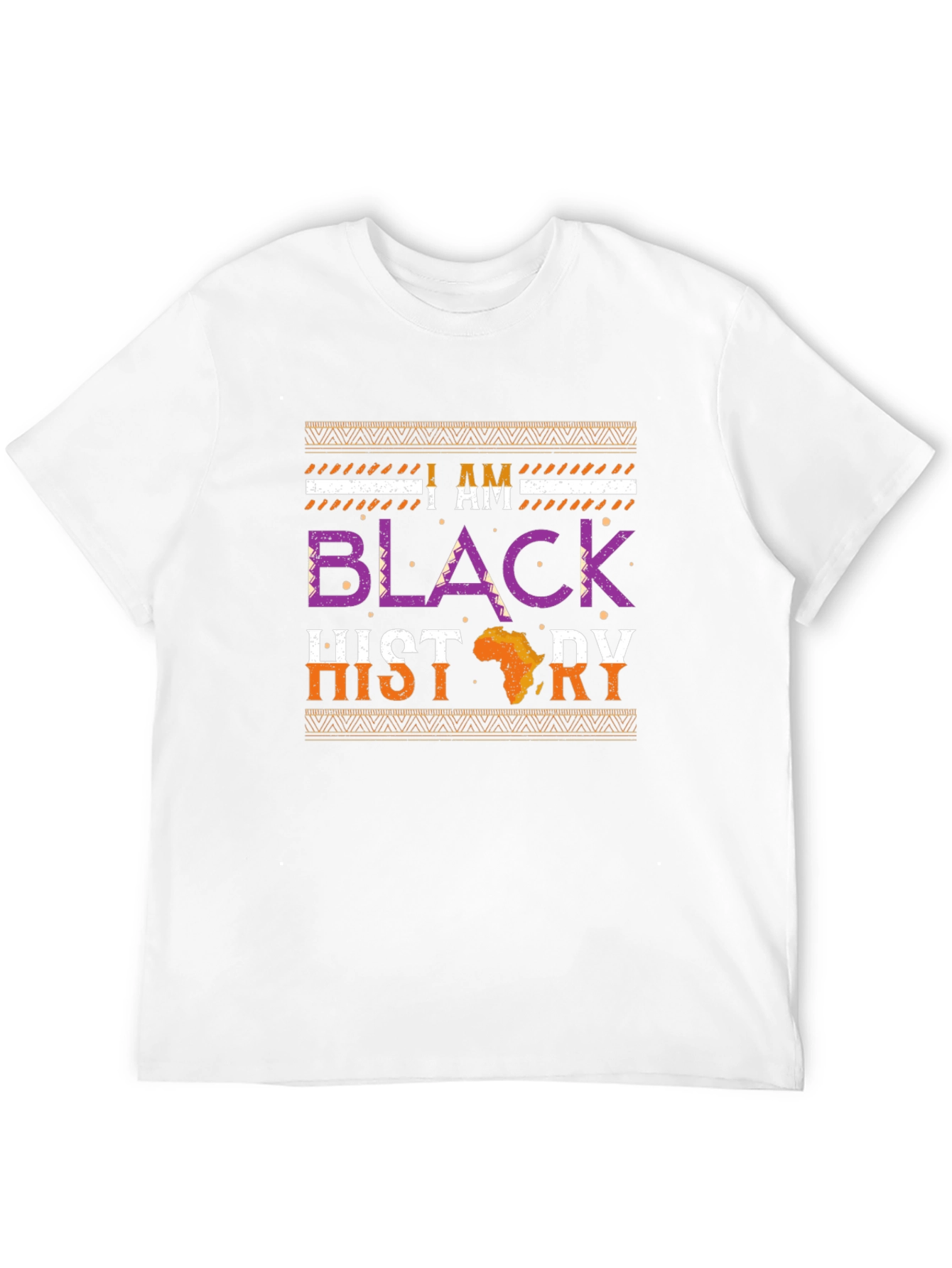 Black I Am Black History T-Shirt view 12