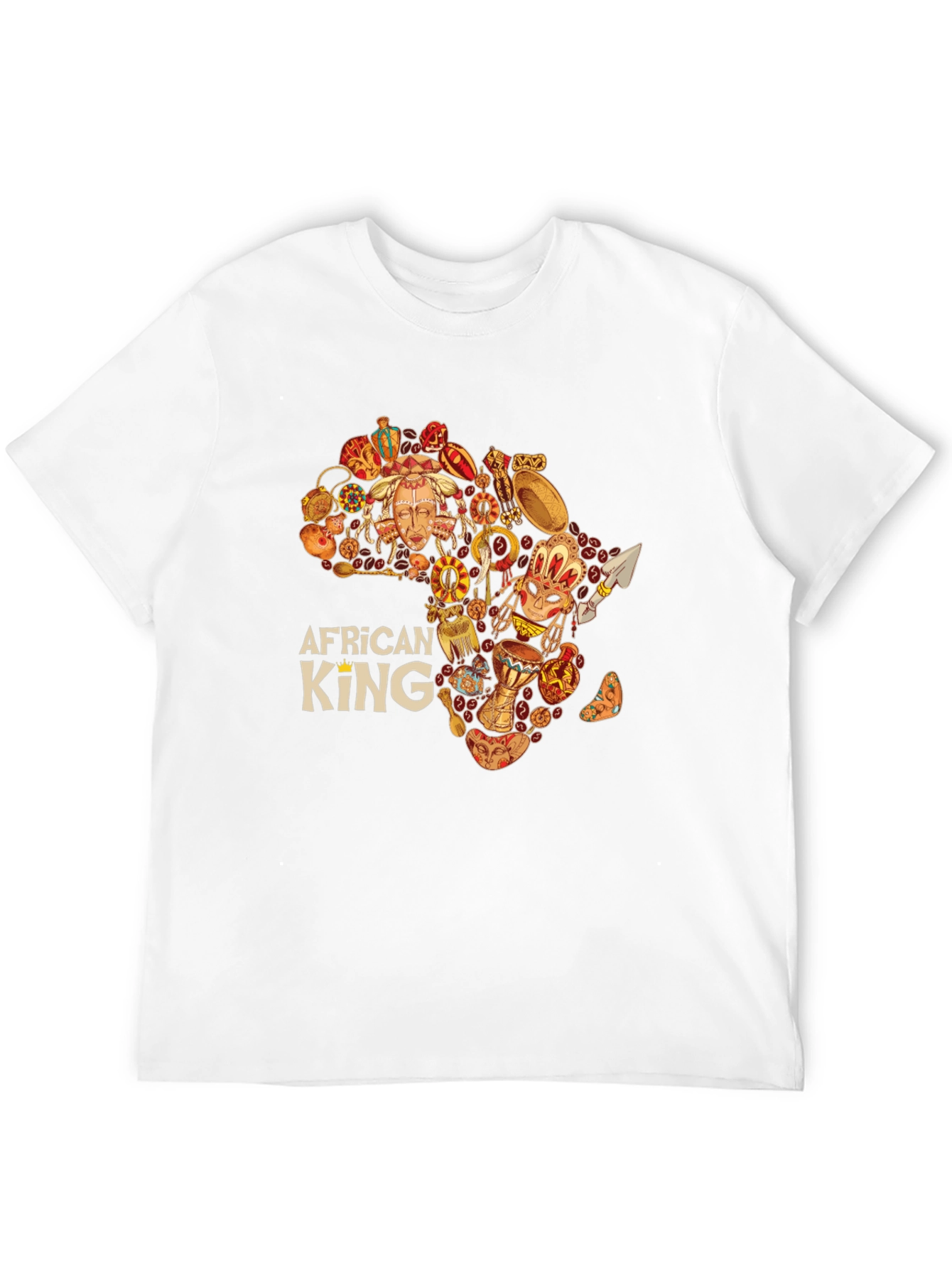 Black African King Black Graphic Tee  view 12
