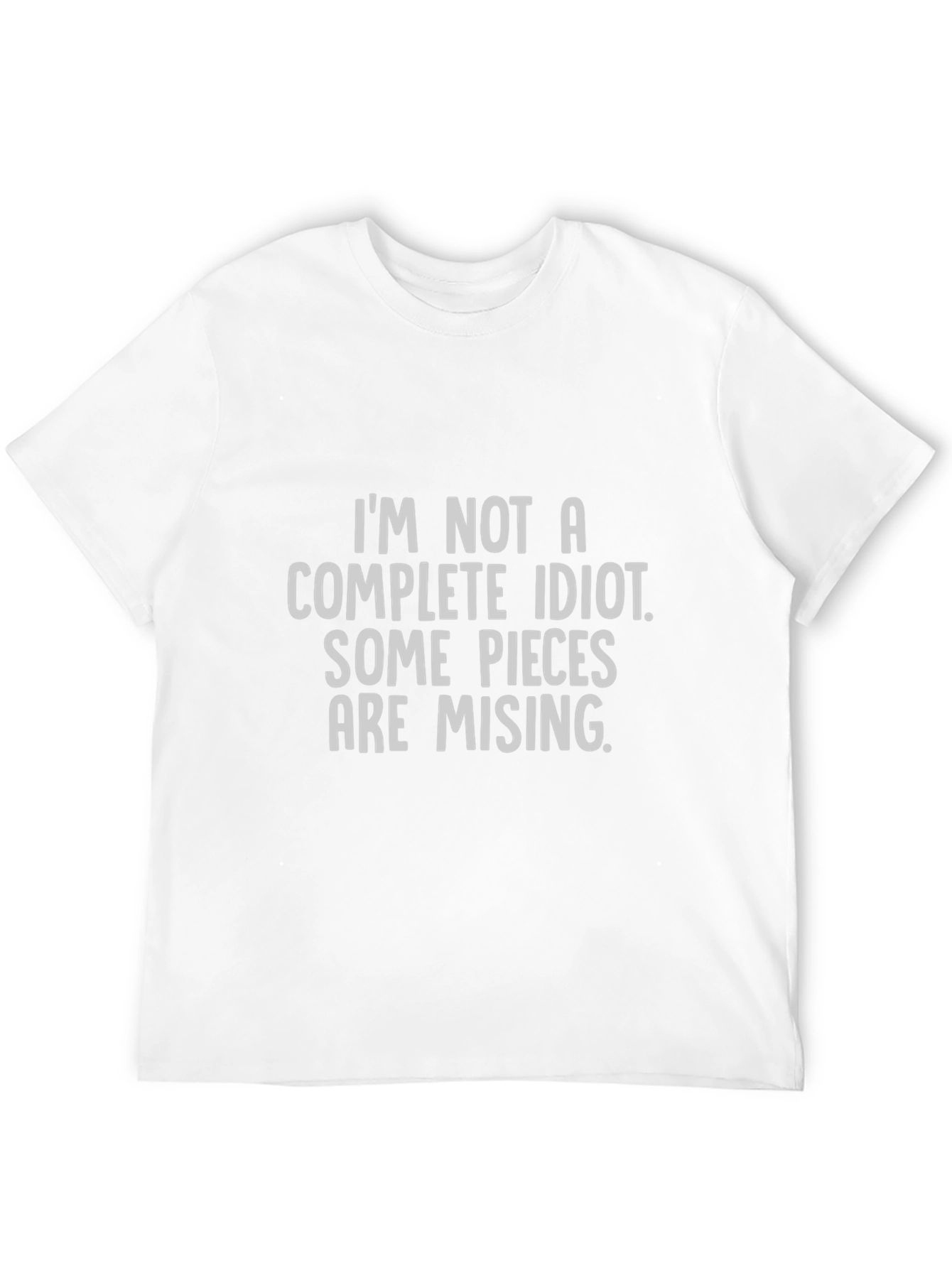 Black Funny 'Not a Complete Idiot' Graphic Tee view 12