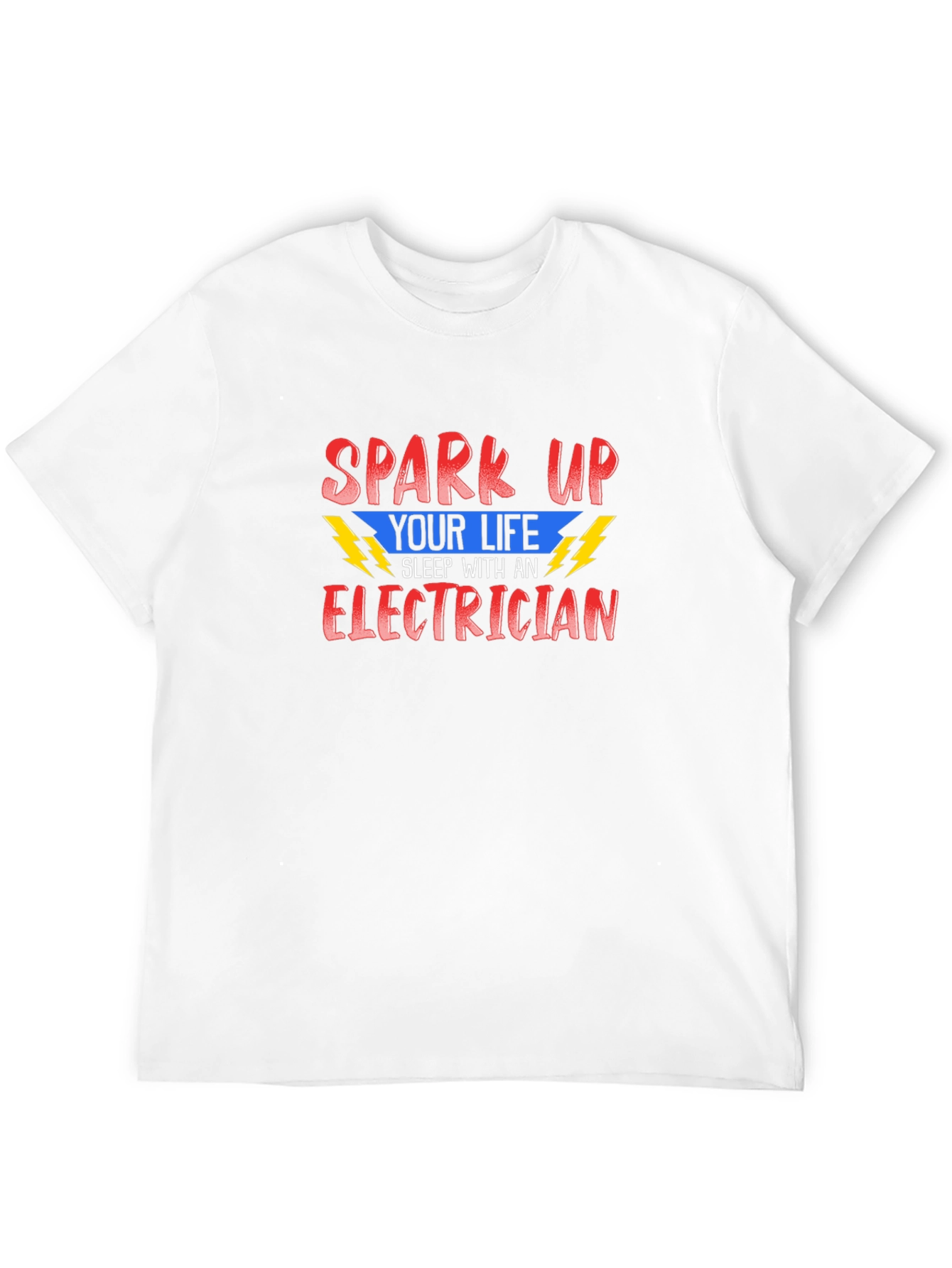 Black Electrician T-Shirt - Spark Up Your Life view 12