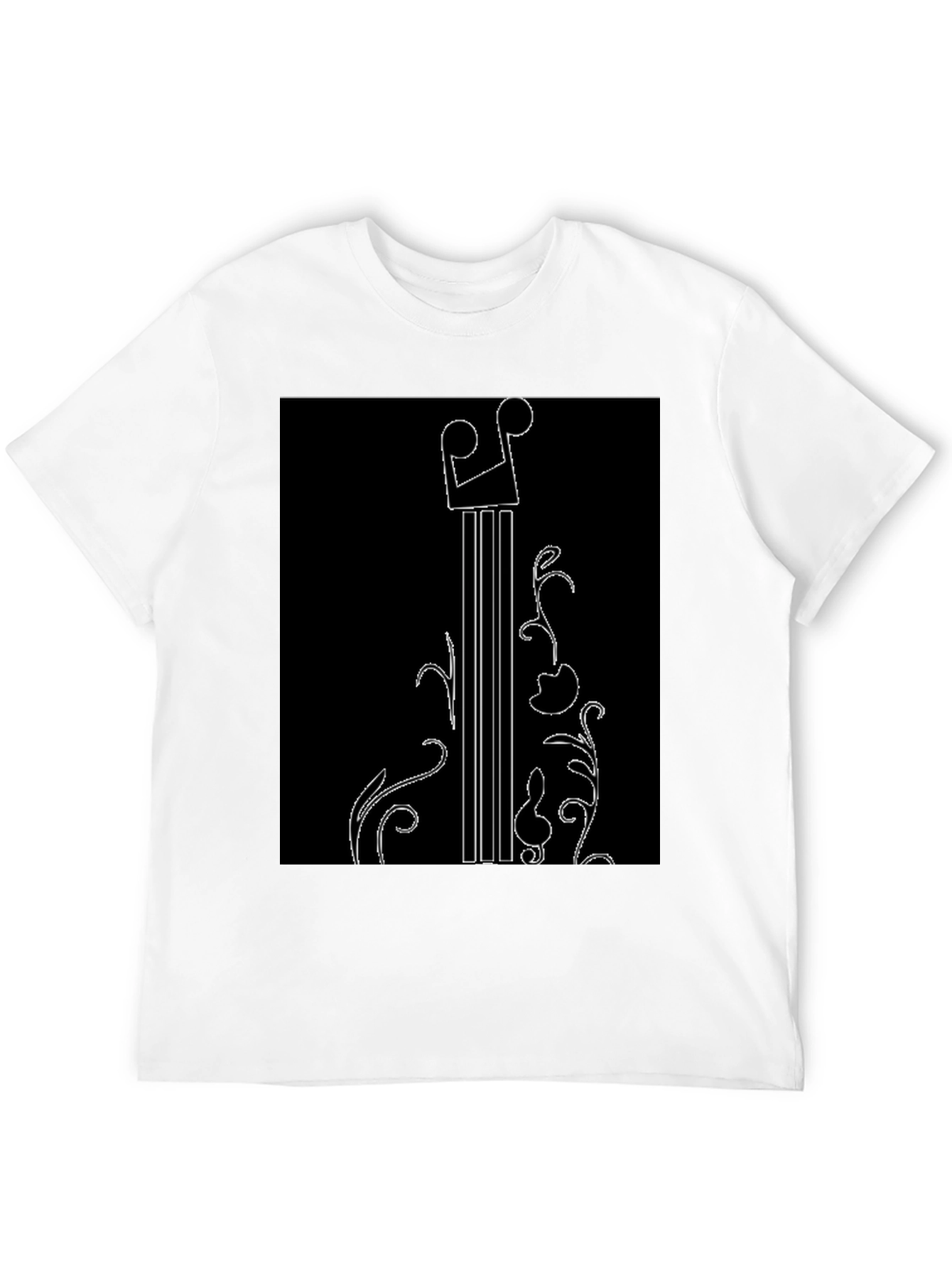 Black Music Inspired Black Graphic Tee view 12
