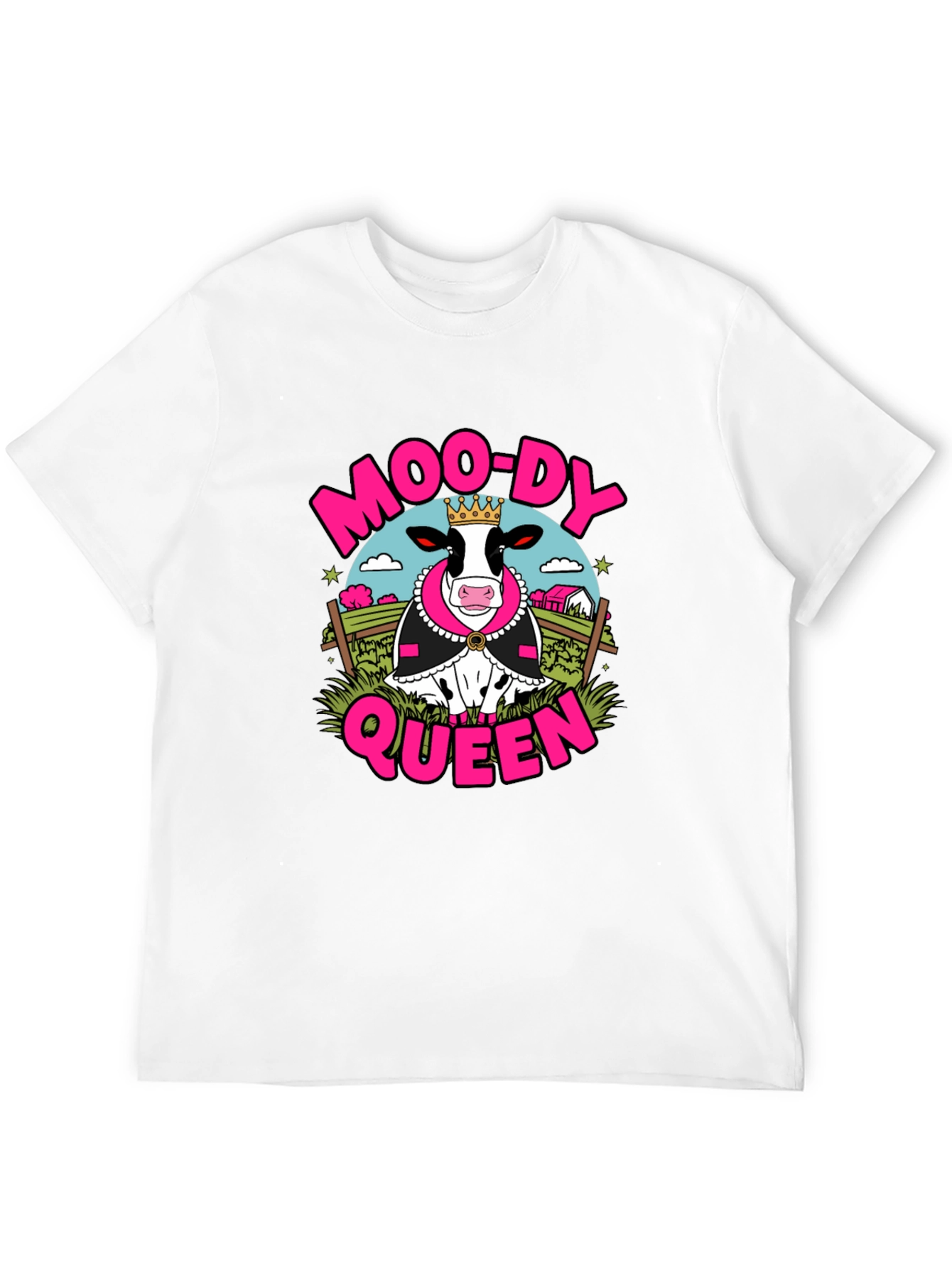 Black Moo-Dy Queen T-Shirt - Black Graphic Tee view 12