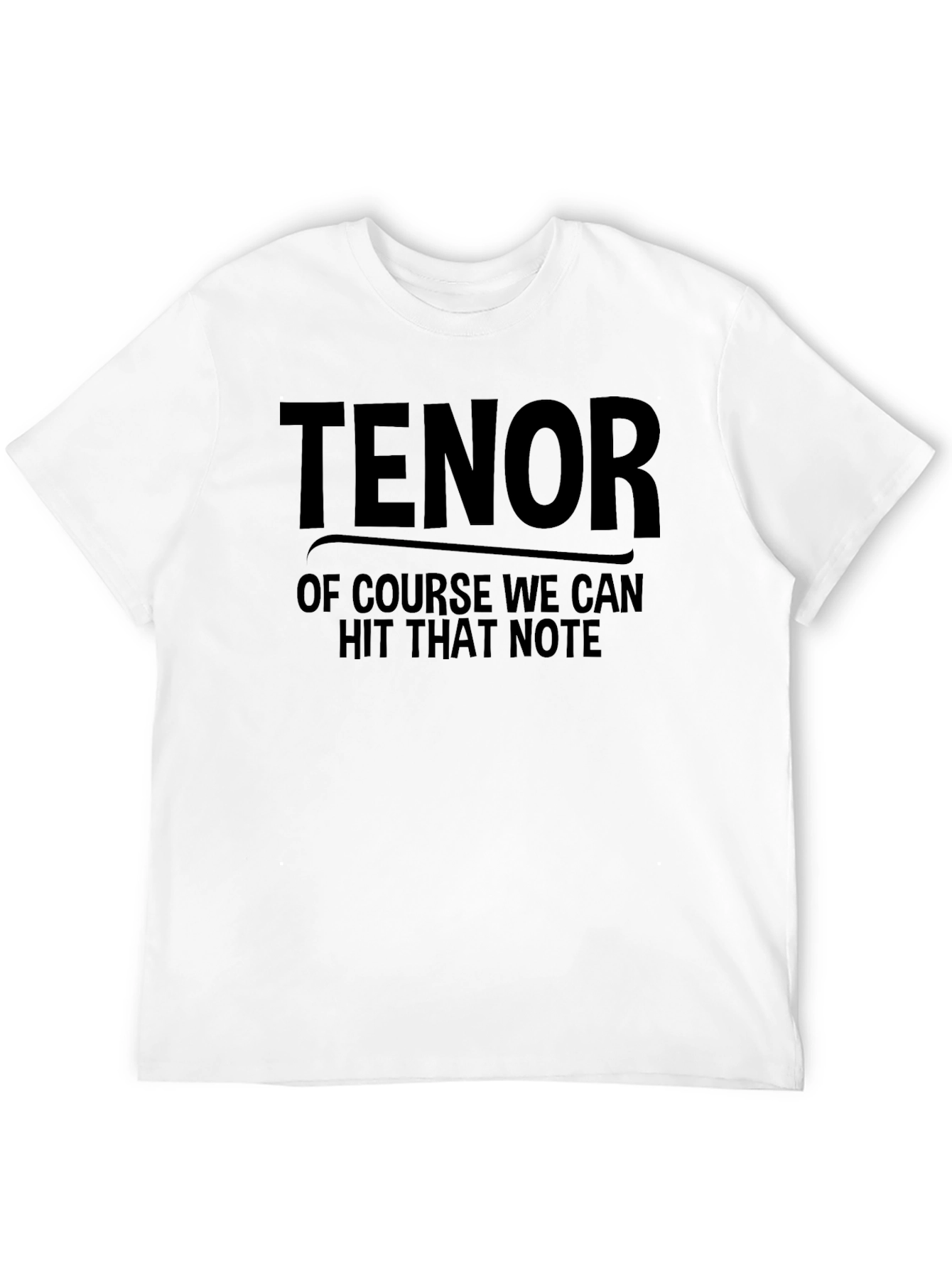 Black Tenor 'Hit That Note' Black T-Shirt view 12