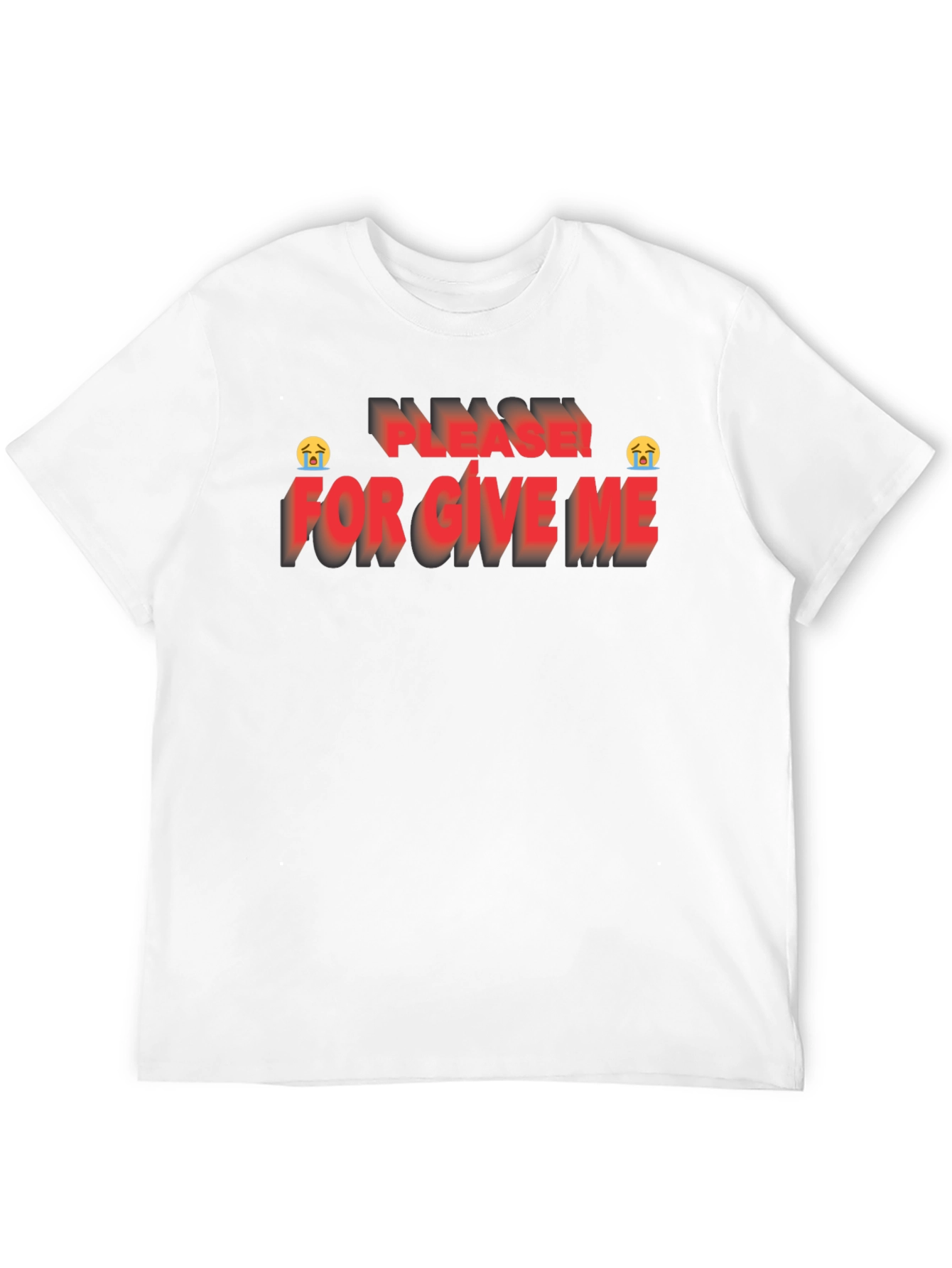 Black Please Forgive Me Graphic Tee - Trendy Apology Shirt view 12