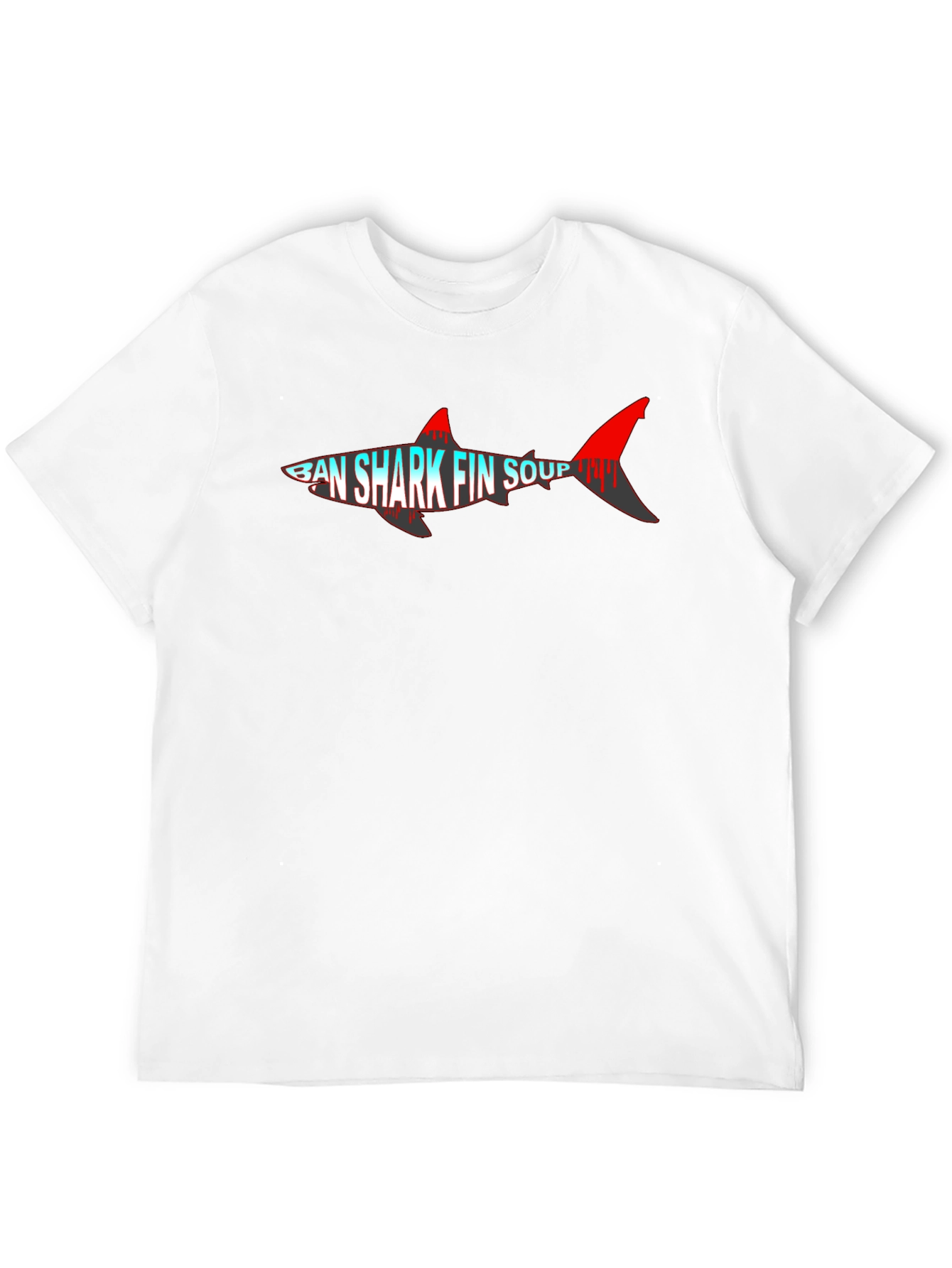 Black Ban Shark Fin Soup T-Shirt view 12