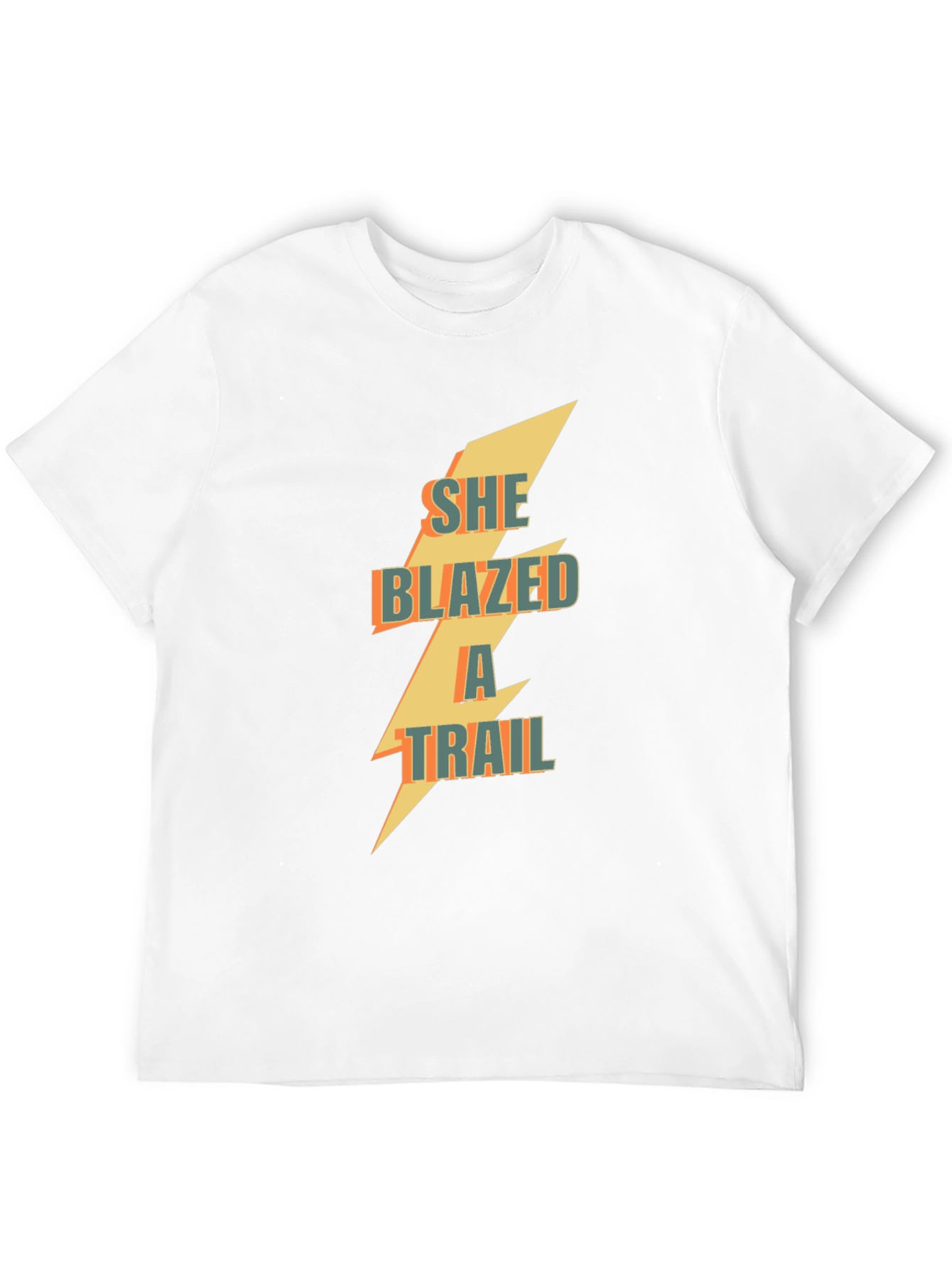 Black She Blazed a Trail Graphic Tee - Black Cotton view 12