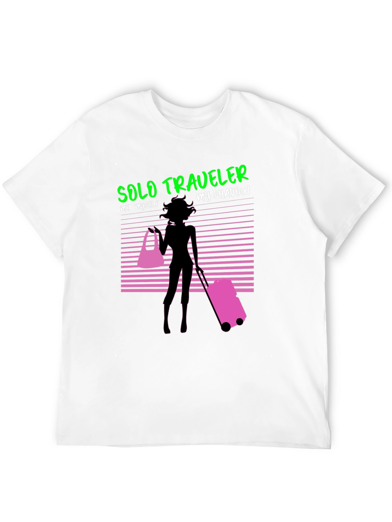 Solo Traveler Graphic Tee - Black Cotton T-Shirt - 12