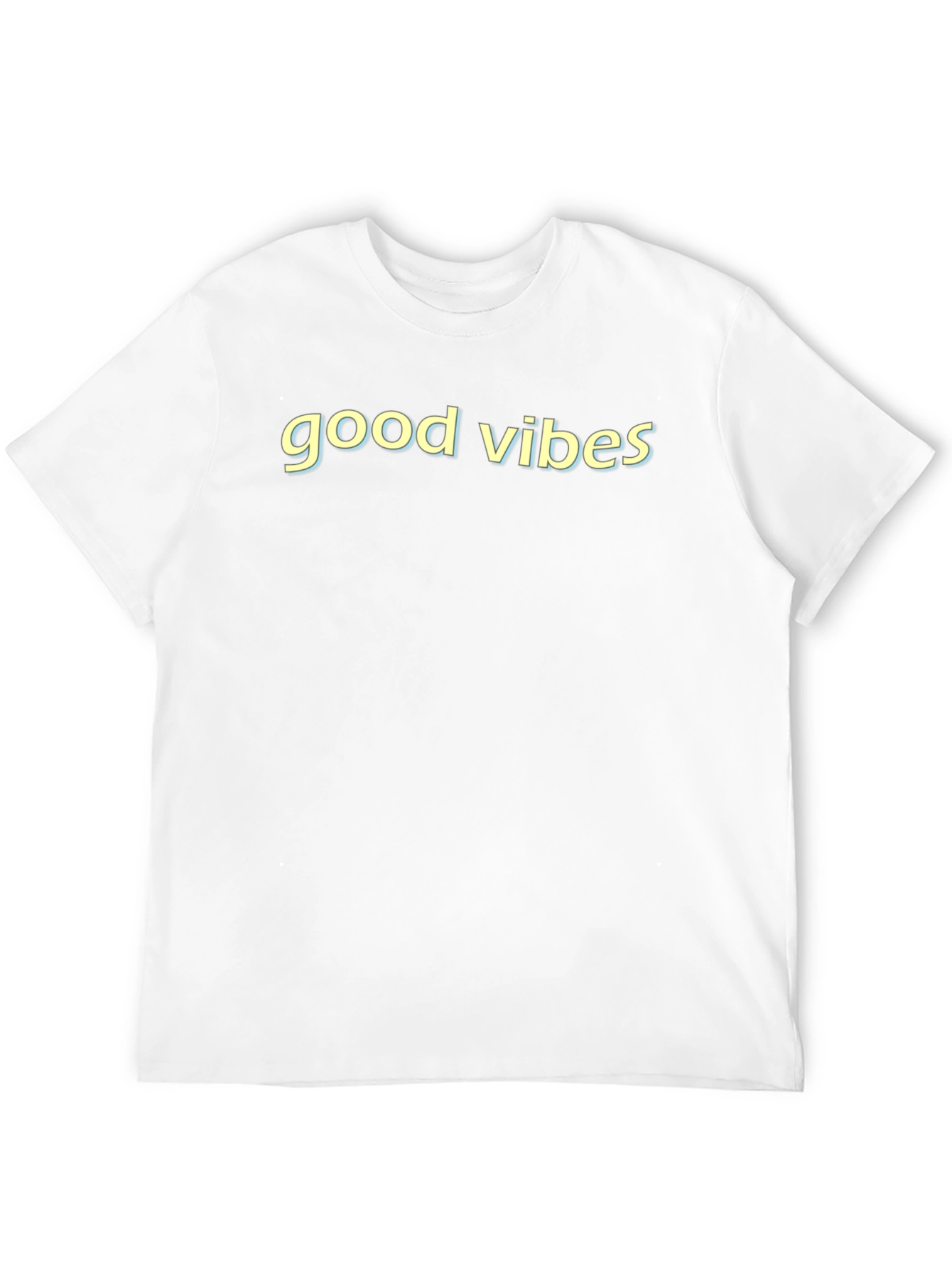 Black Good Vibes Black Graphic Tee view 12