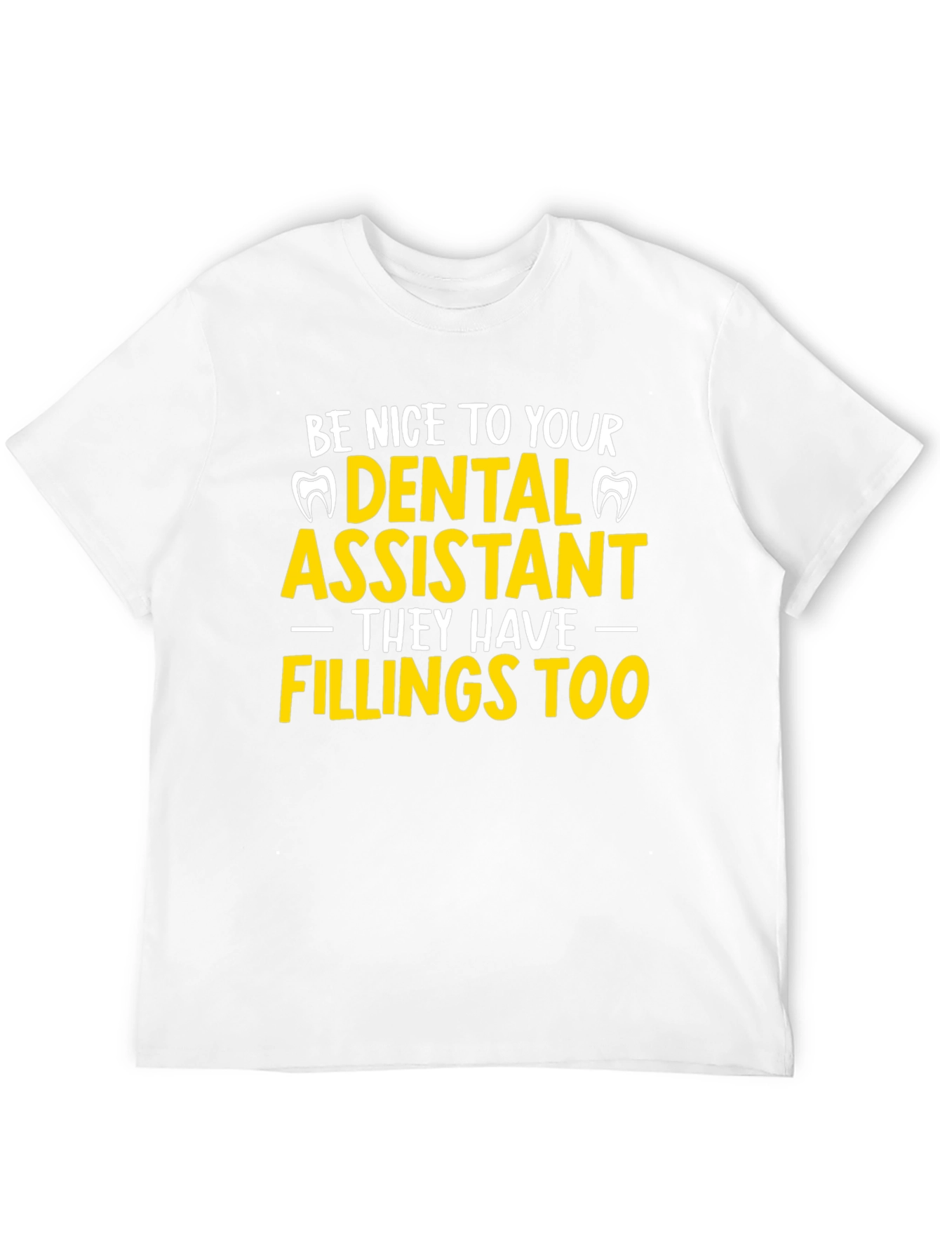 Black Dental Assistant Fillings T-Shirt view 12