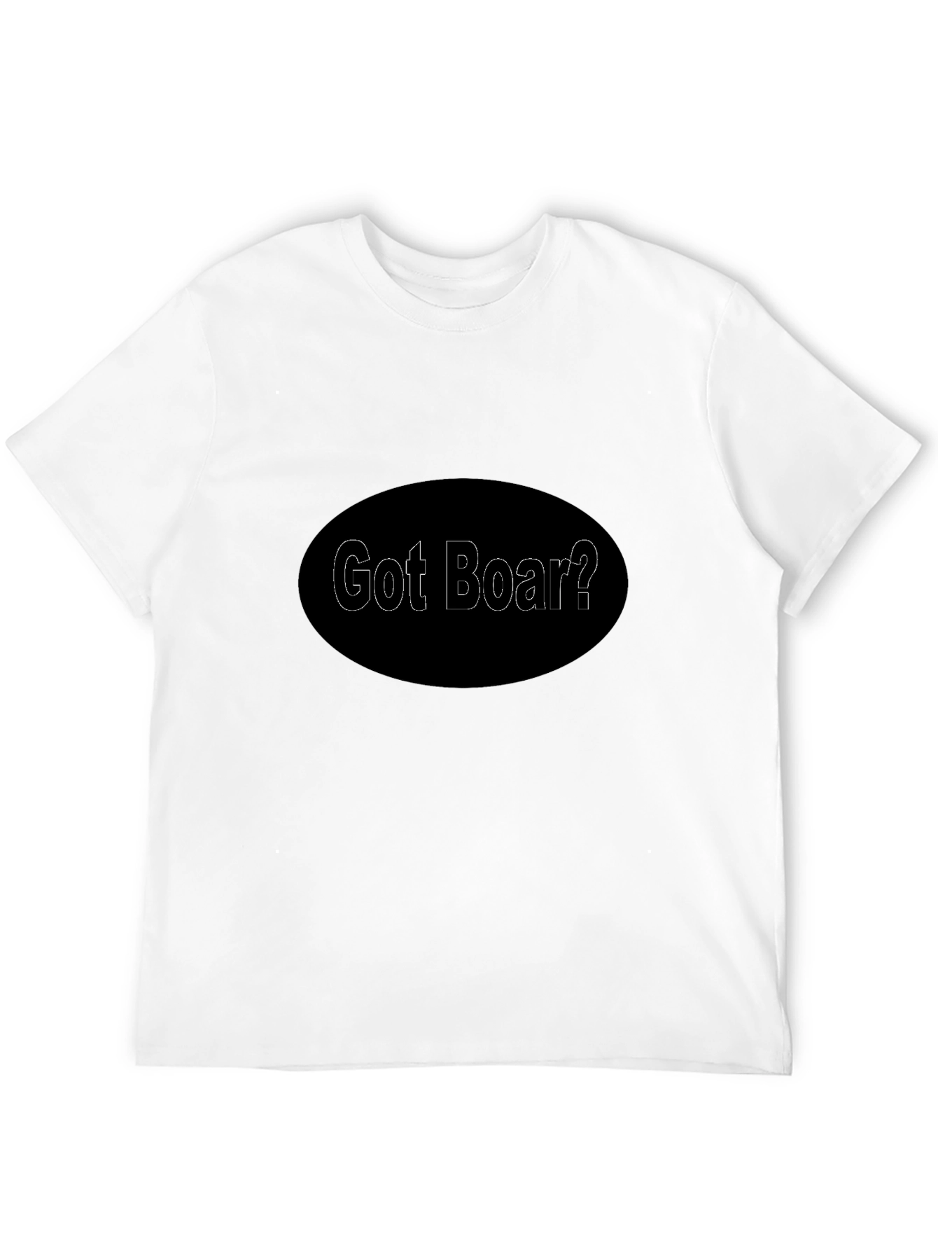 Black Got Boar? Black Graphic T-Shirt for Men view 12