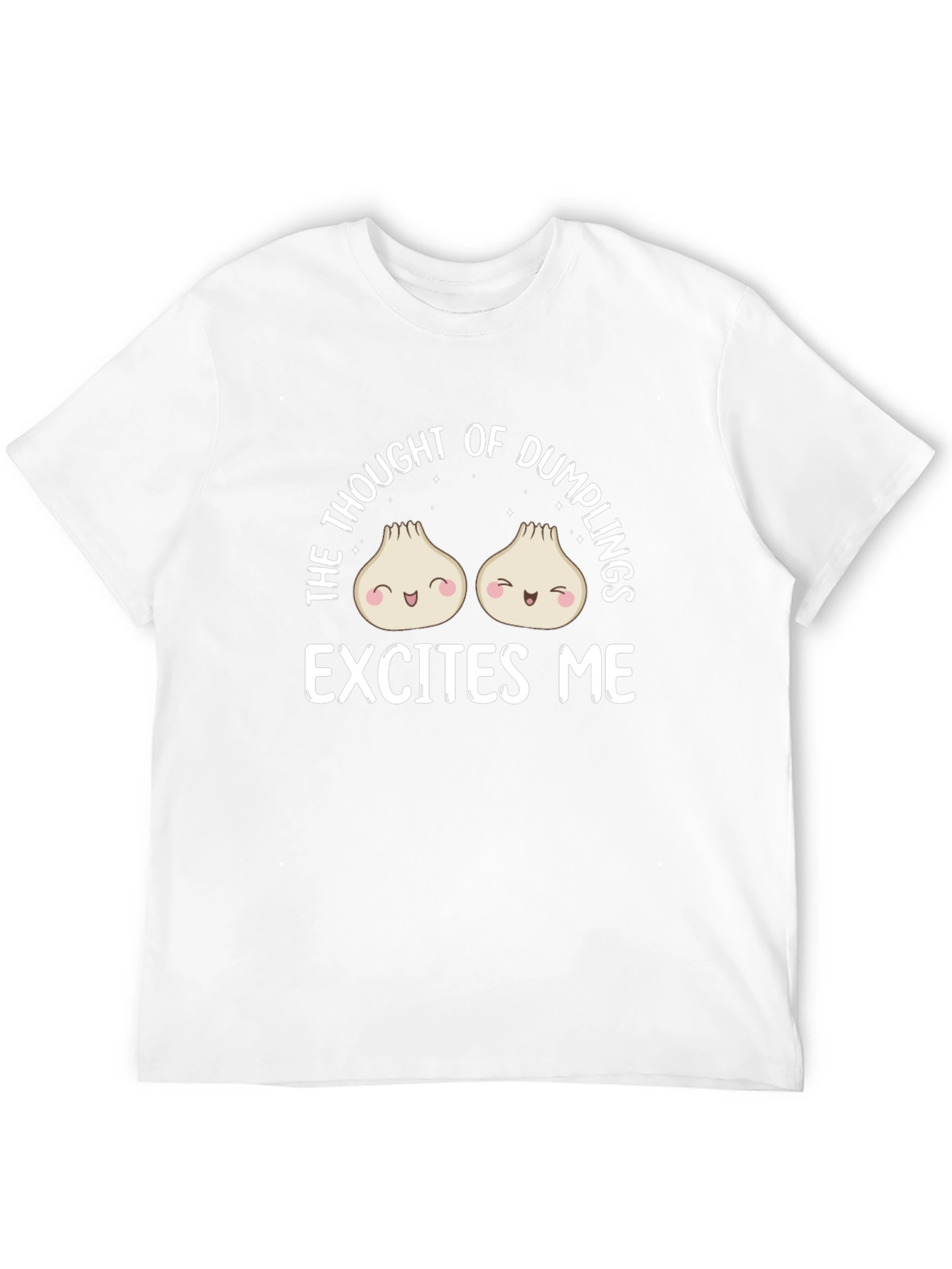 Black Dumpling Lover T-Shirt - The Thought of Dumplings Excites Me view 12