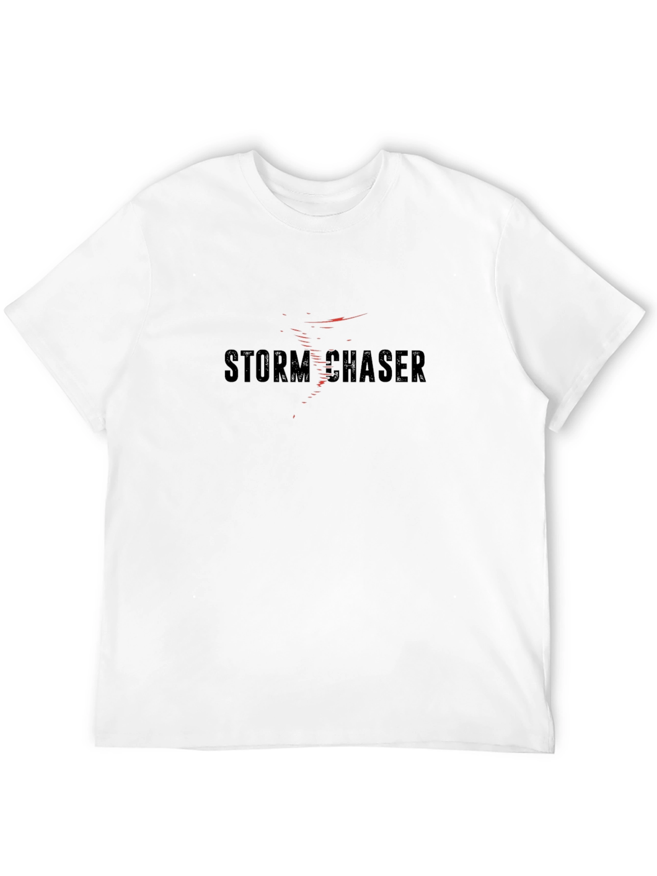 Black Storm Chaser Graphic Tee - Weather Enthusiast Shirt view 12