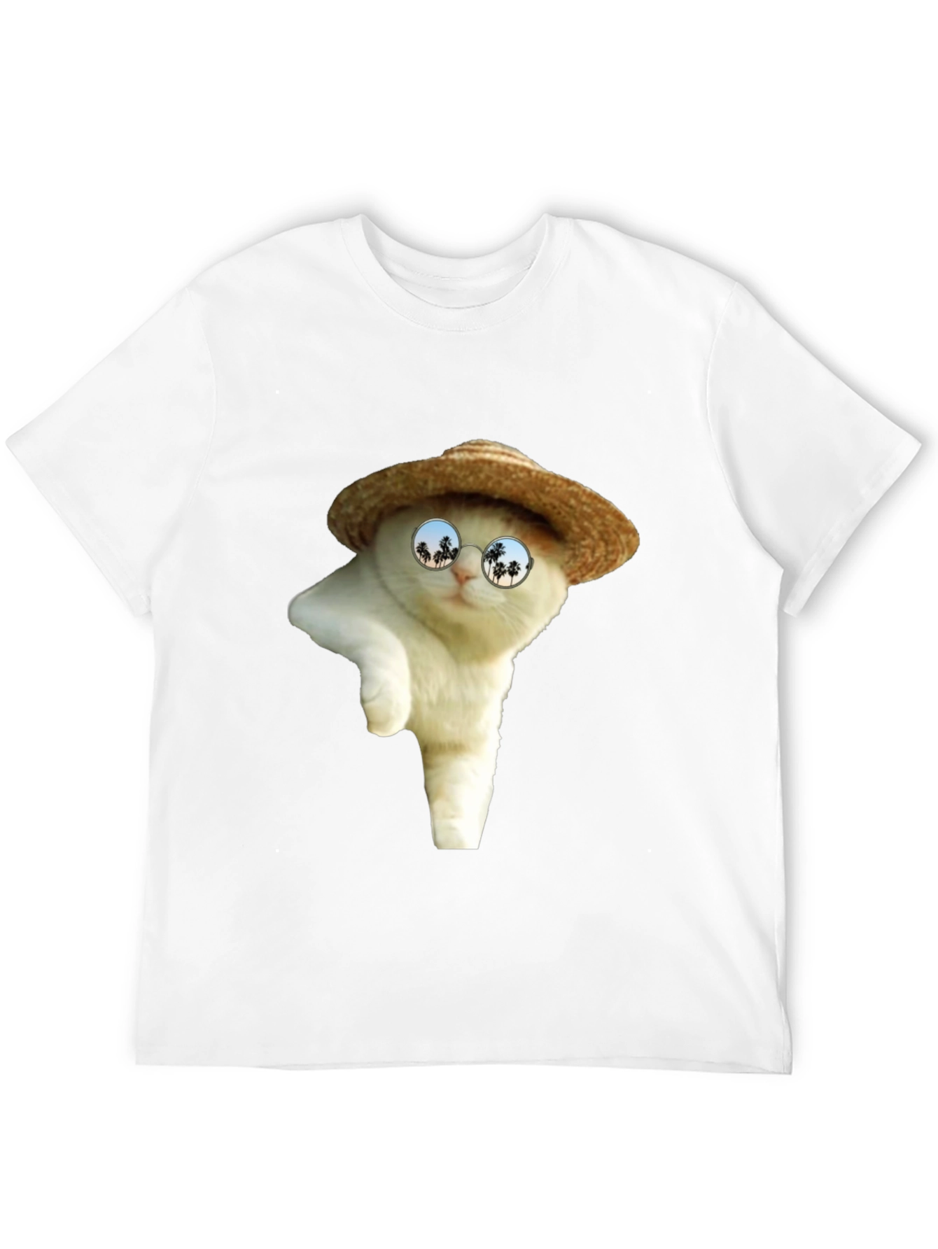 Black Cat in Hat T-Shirt view 12