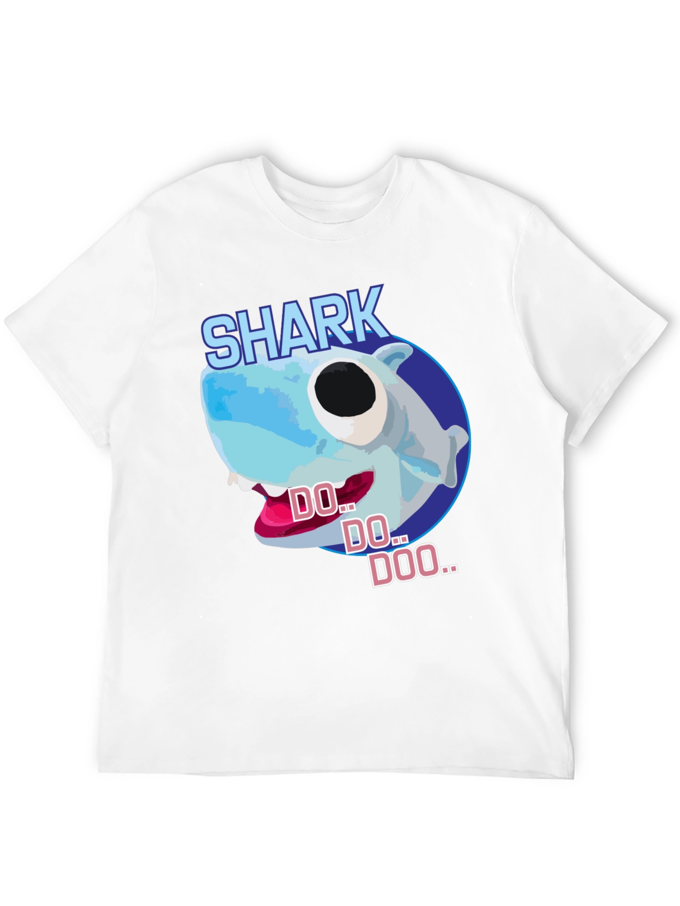 Black Baby Shark Doo Doo Doo Graphic Tee Shirt view 12