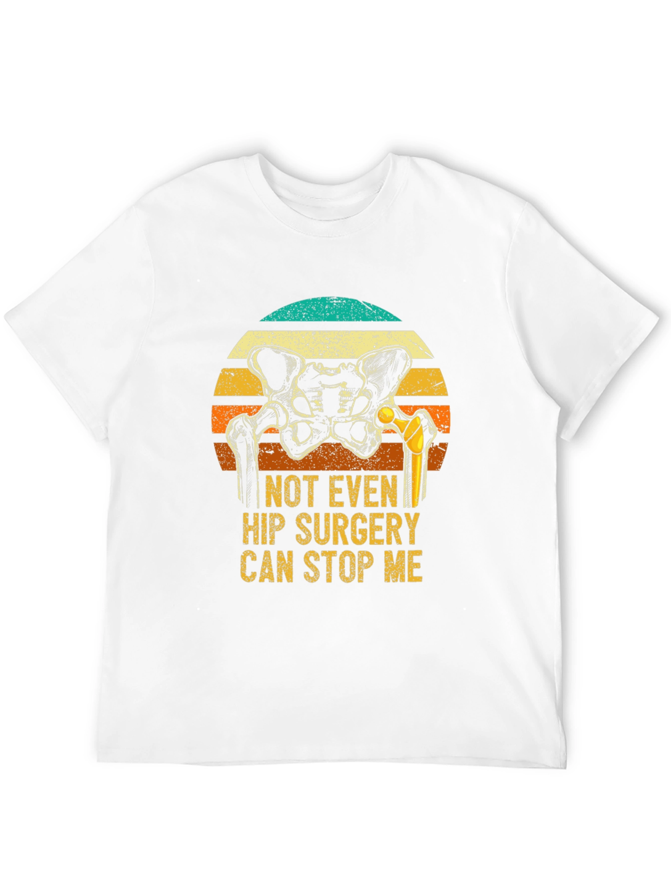 Black Hip Replacement Funny Graphic Tee view 12
