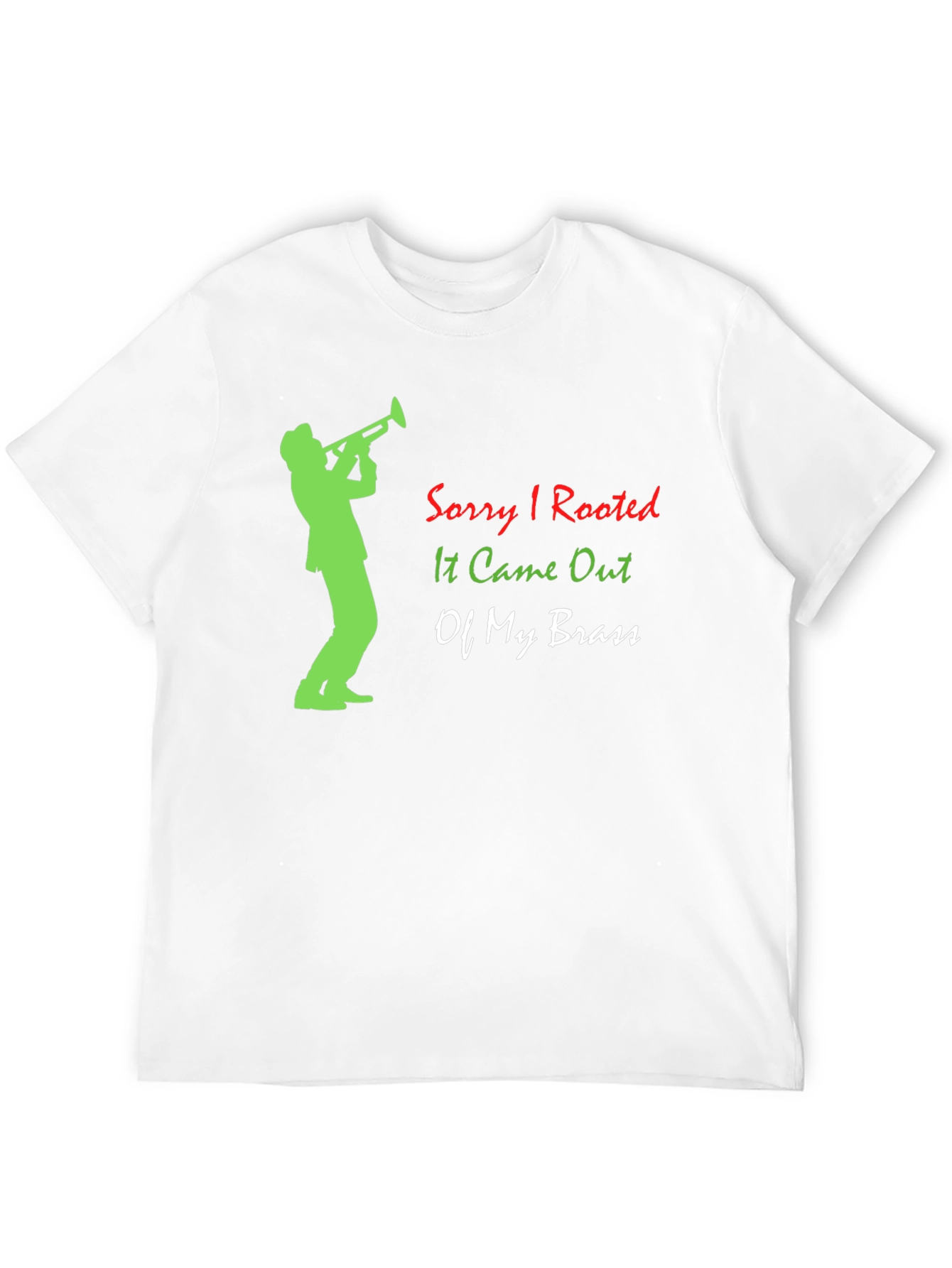 Black Sorry I Tooted T-Shirt Funny Trumpet Player Tee view 12