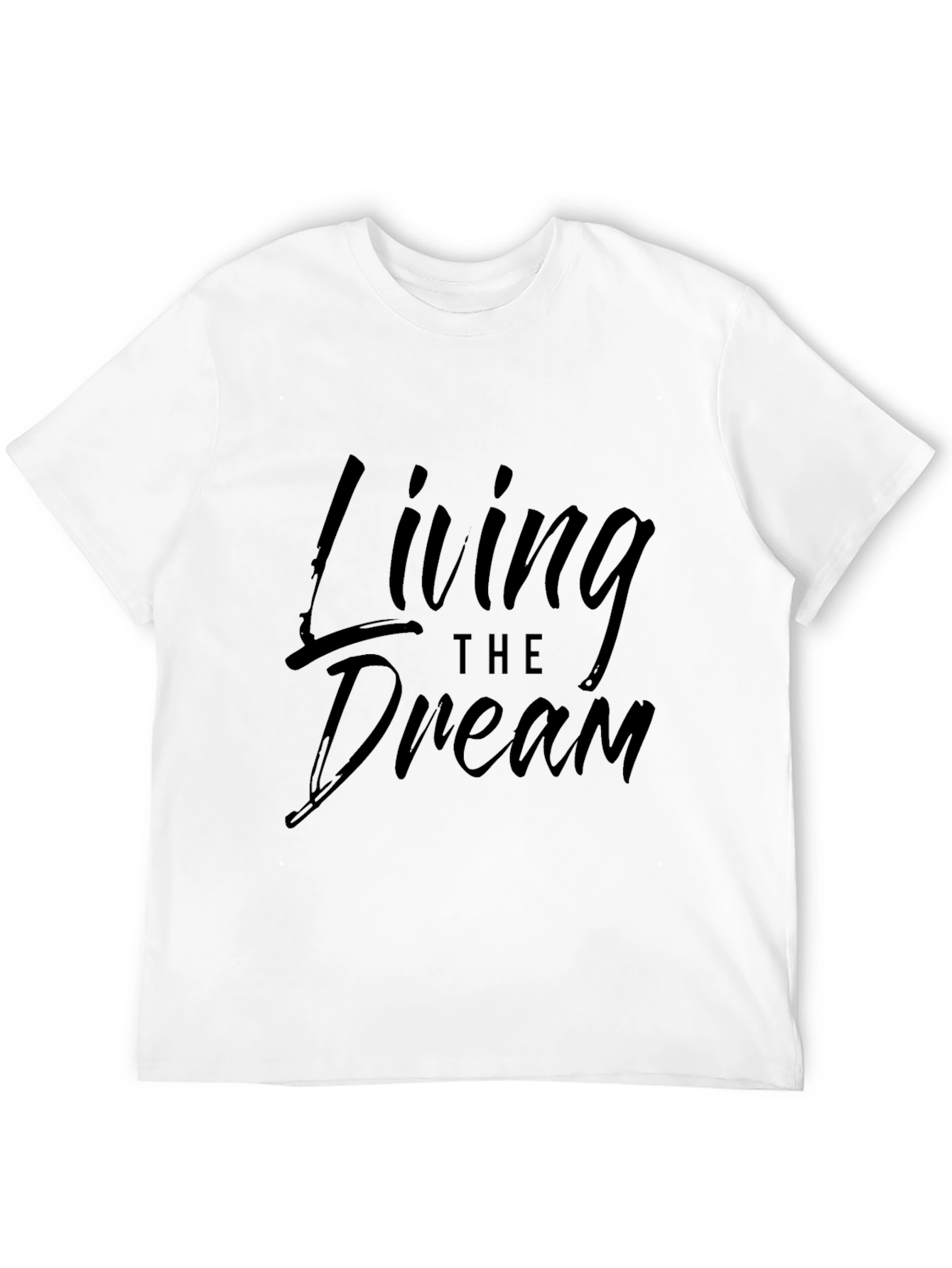 Black Living the Dream Black Graphic Tee view 12