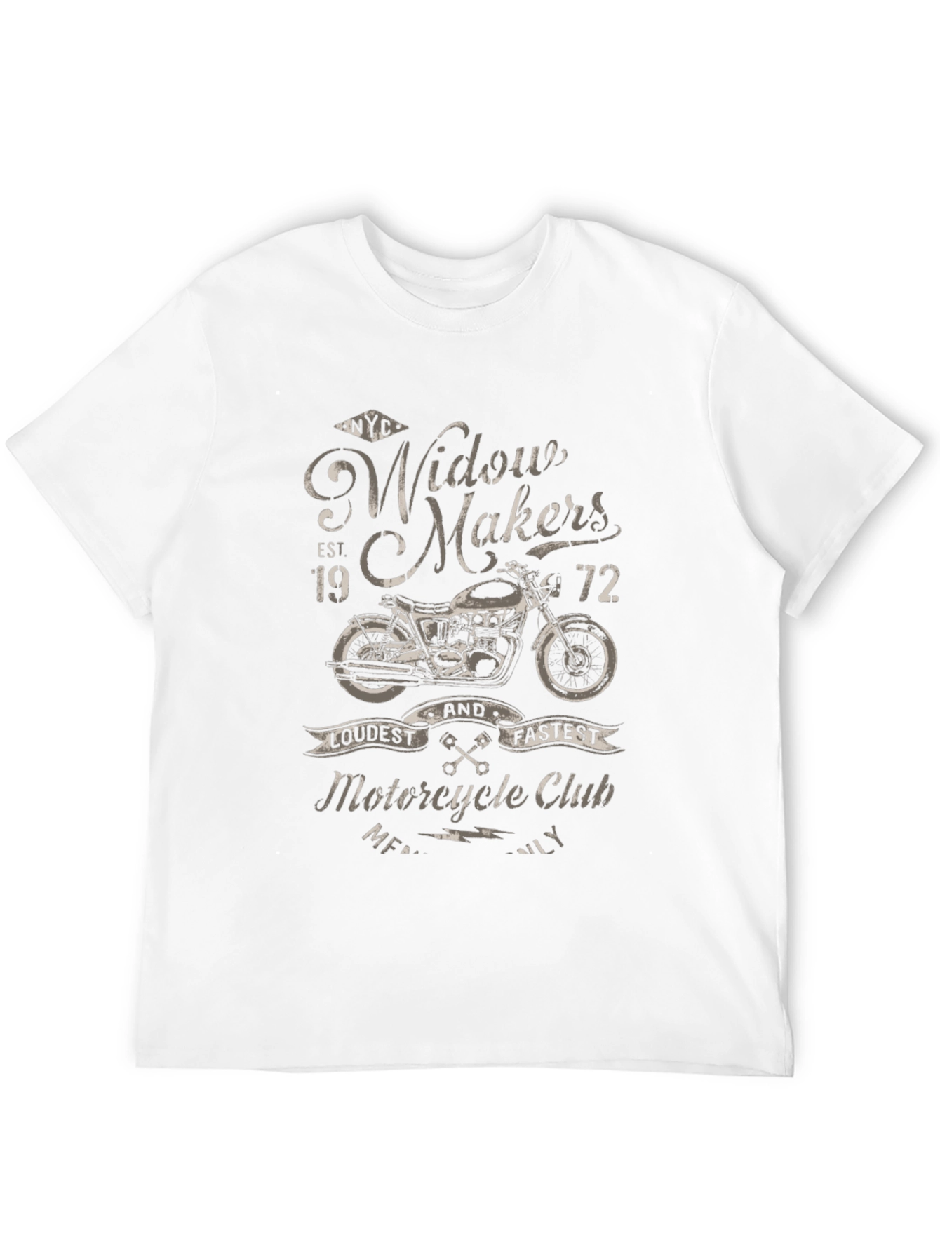 Widow Makers Motorcycle Club Graphic T-Shirt - 12
