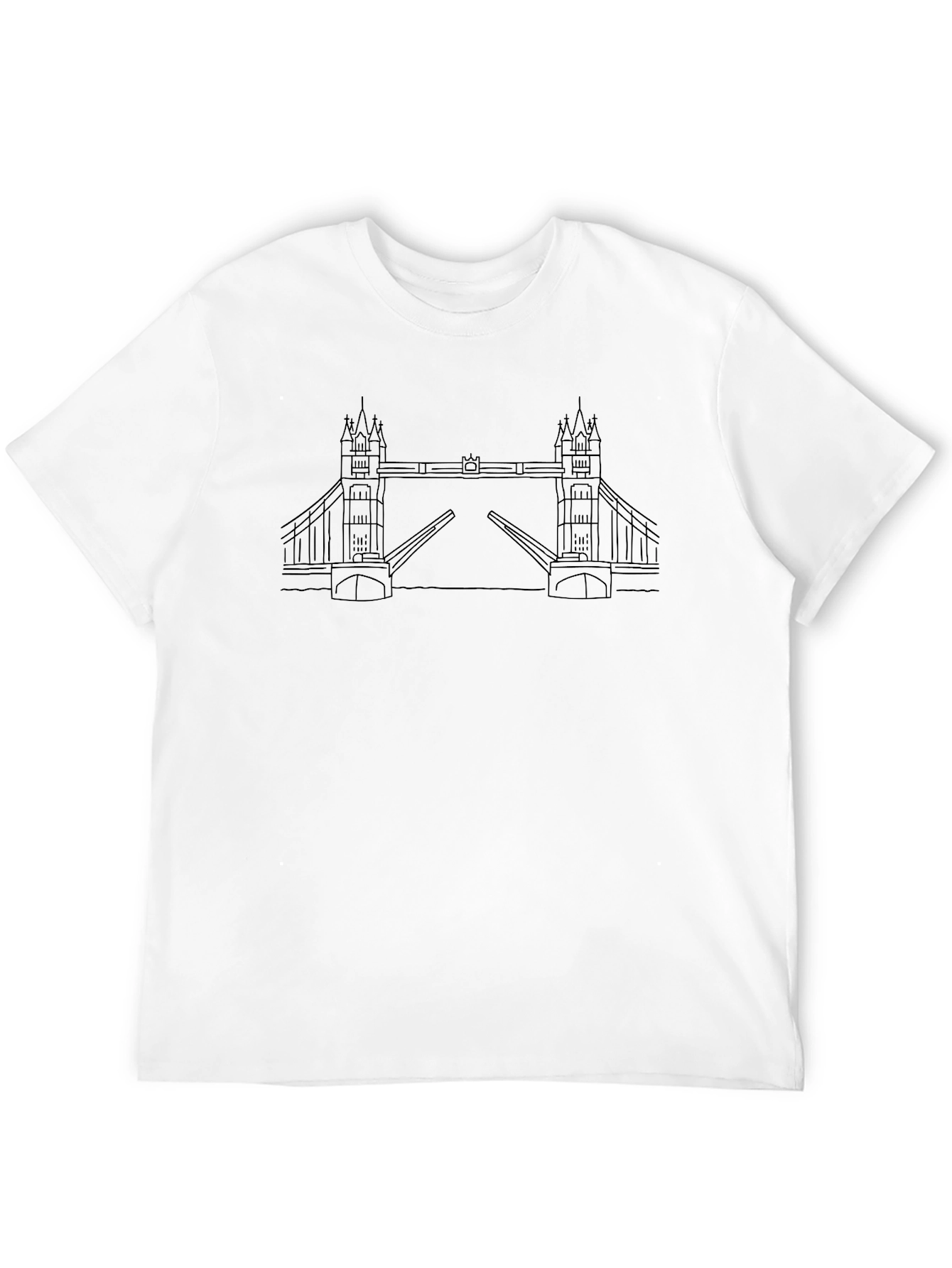 Black London Bridge Graphic Tee view 12