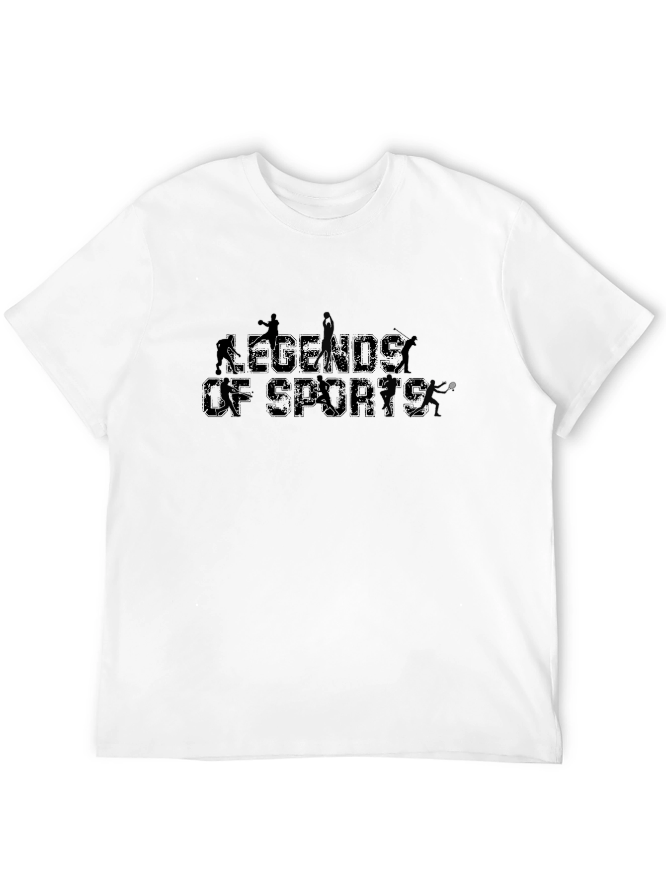 Black Legends of Sports Black T-Shirt view 12
