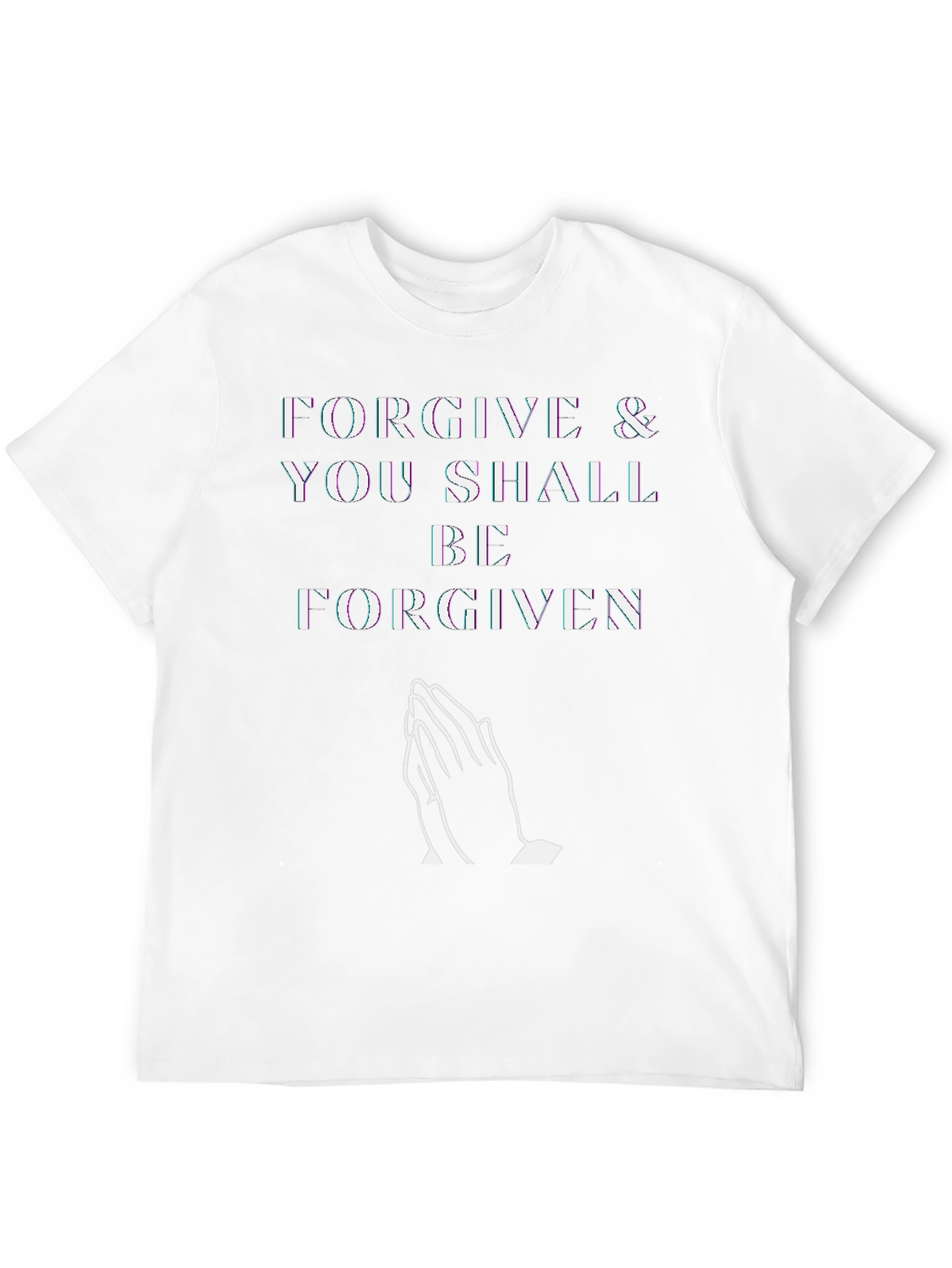 Black Forgive & Be Forgiven Graphic Tee - Black view 12