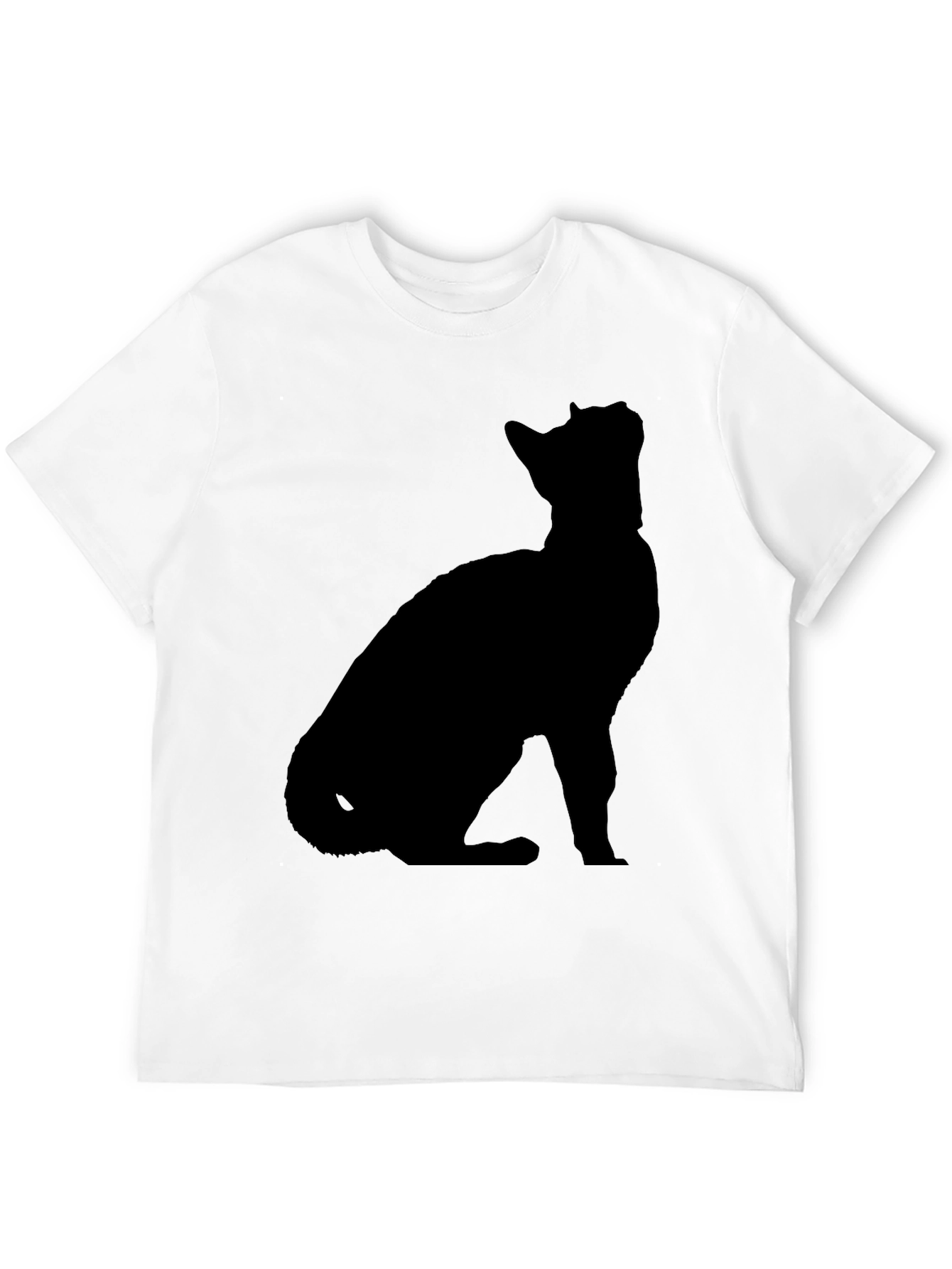 Black Black Cat Silhouette T-Shirt view 12