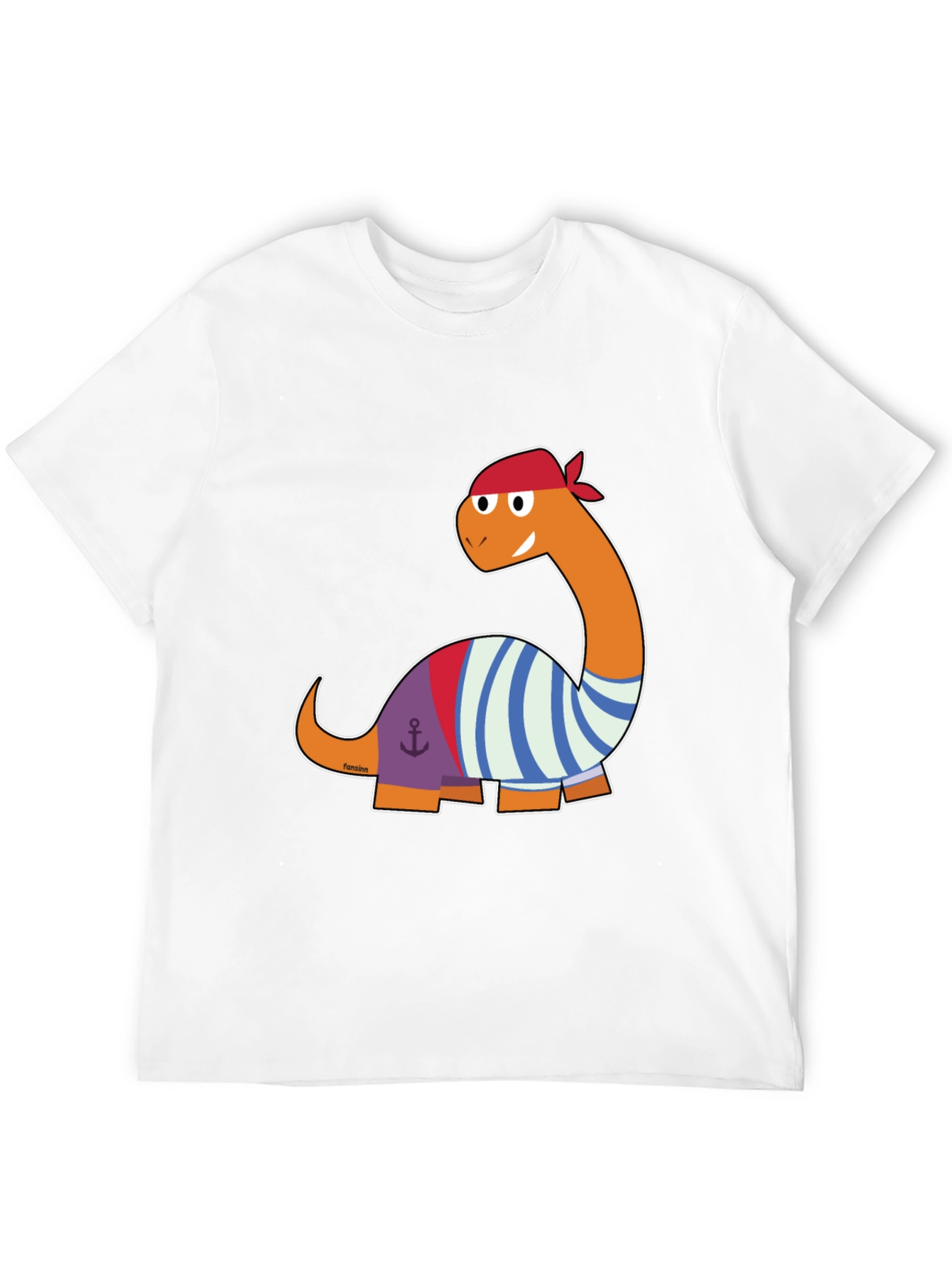 Black Pirate Dino T-Shirt - Black view 12