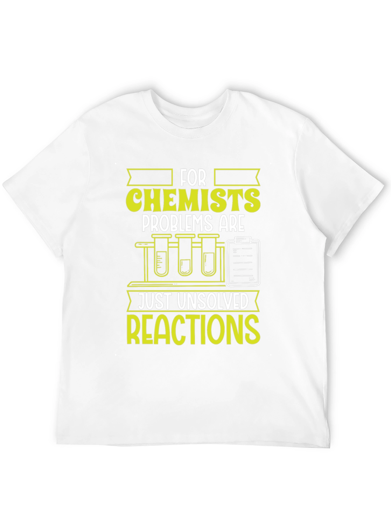 Black Chemist T-Shirt: Unsolved Reactions Science Tee view 12