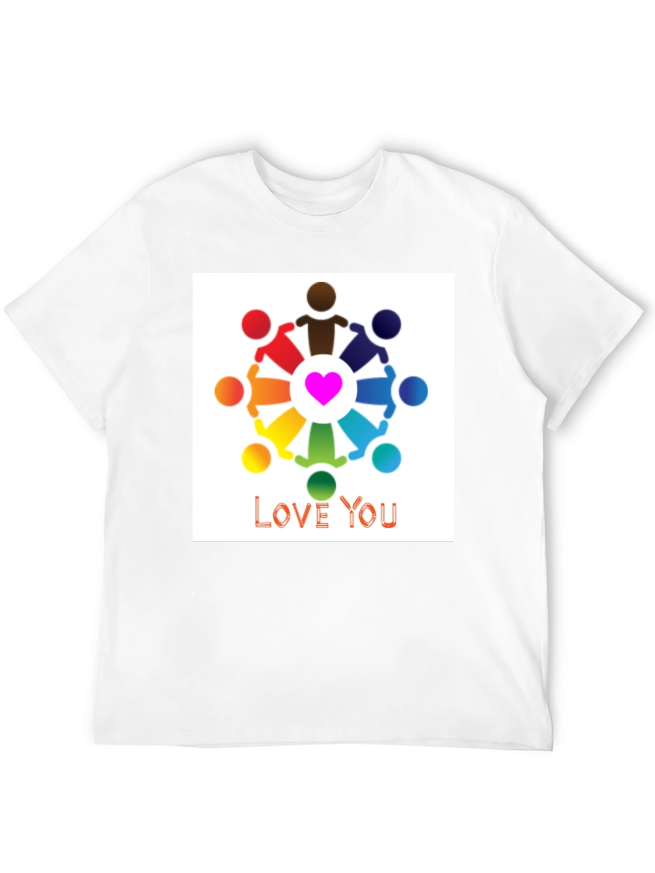 Black Love You Graphic Tee - Unity T-Shirt view 12