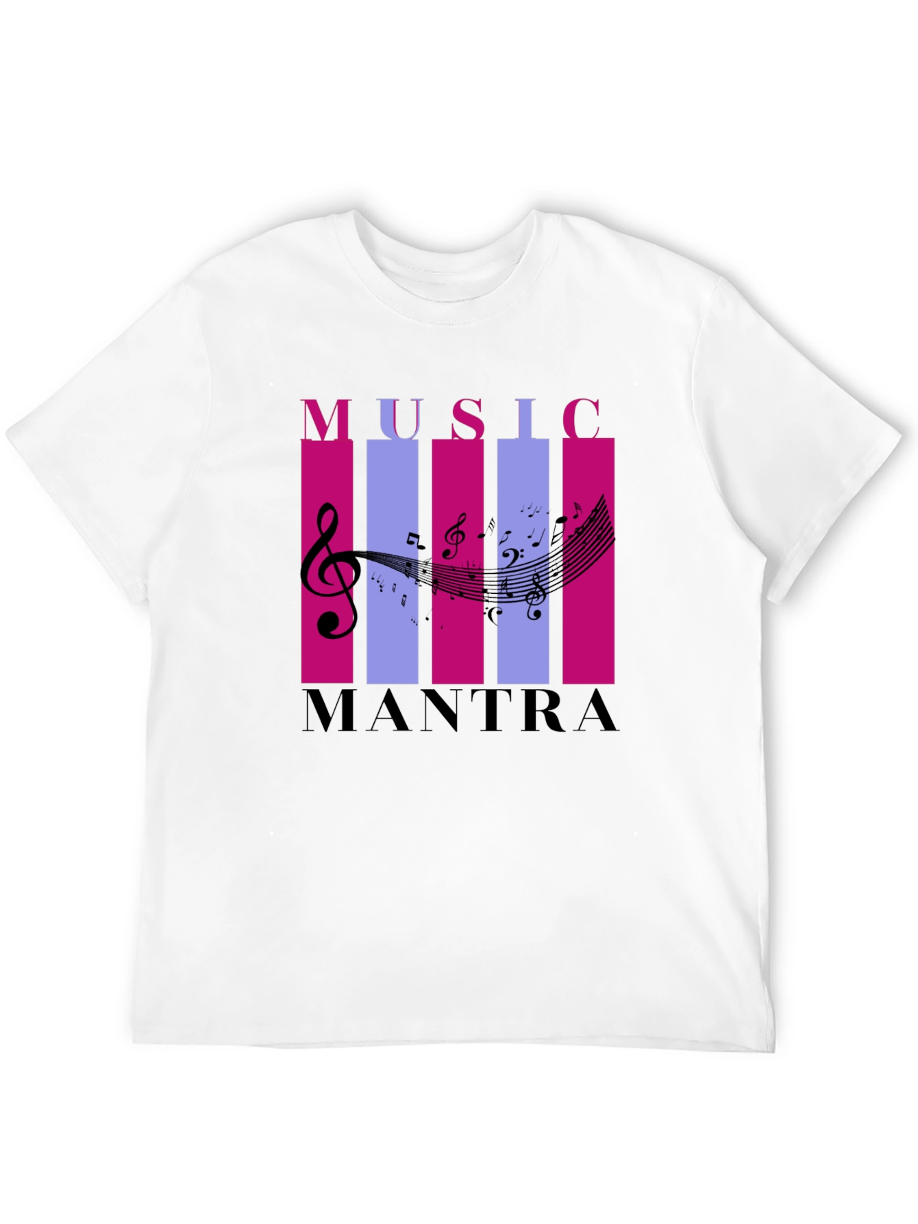 Black Music Mantra Graphic T-Shirt view 12