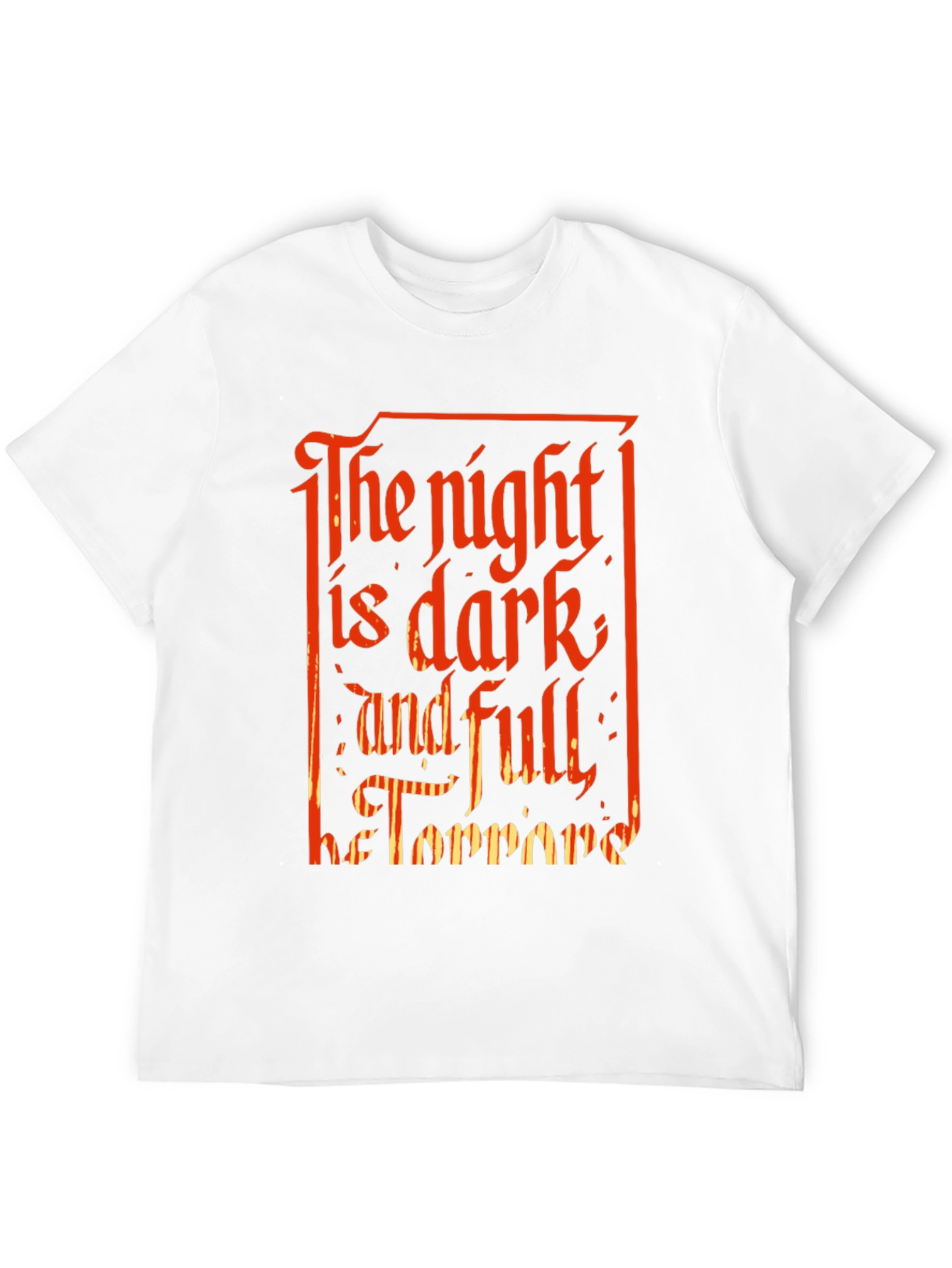 Black The Night is Dark T-Shirt view 12