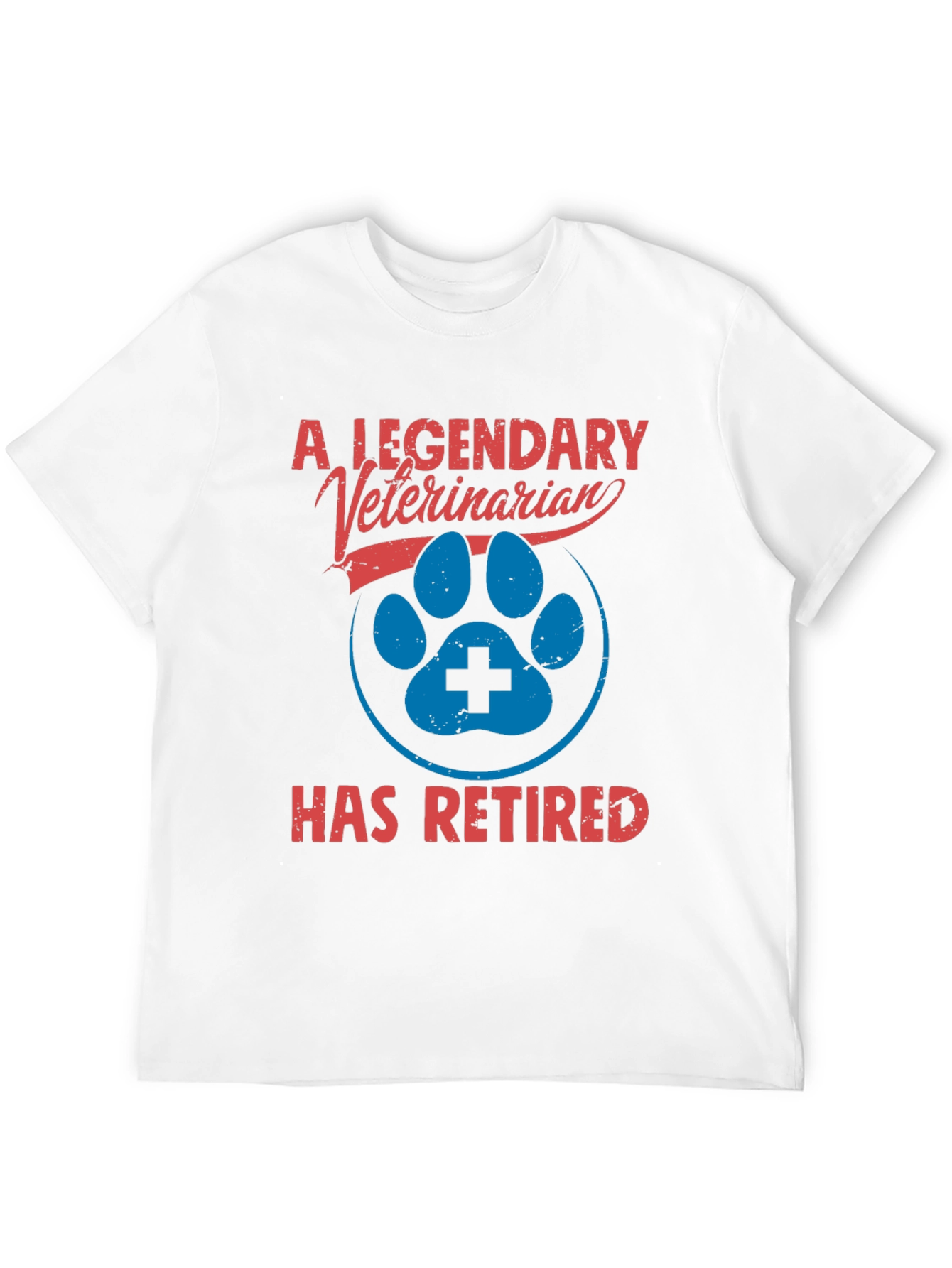 Black Legendary Veterinarian Retired T-Shirt view 12