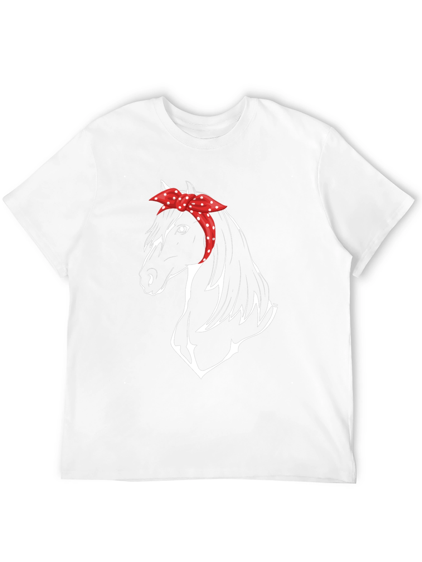 Black Horse Bandana Graphic Tee - Stylish & Comfortable view 12