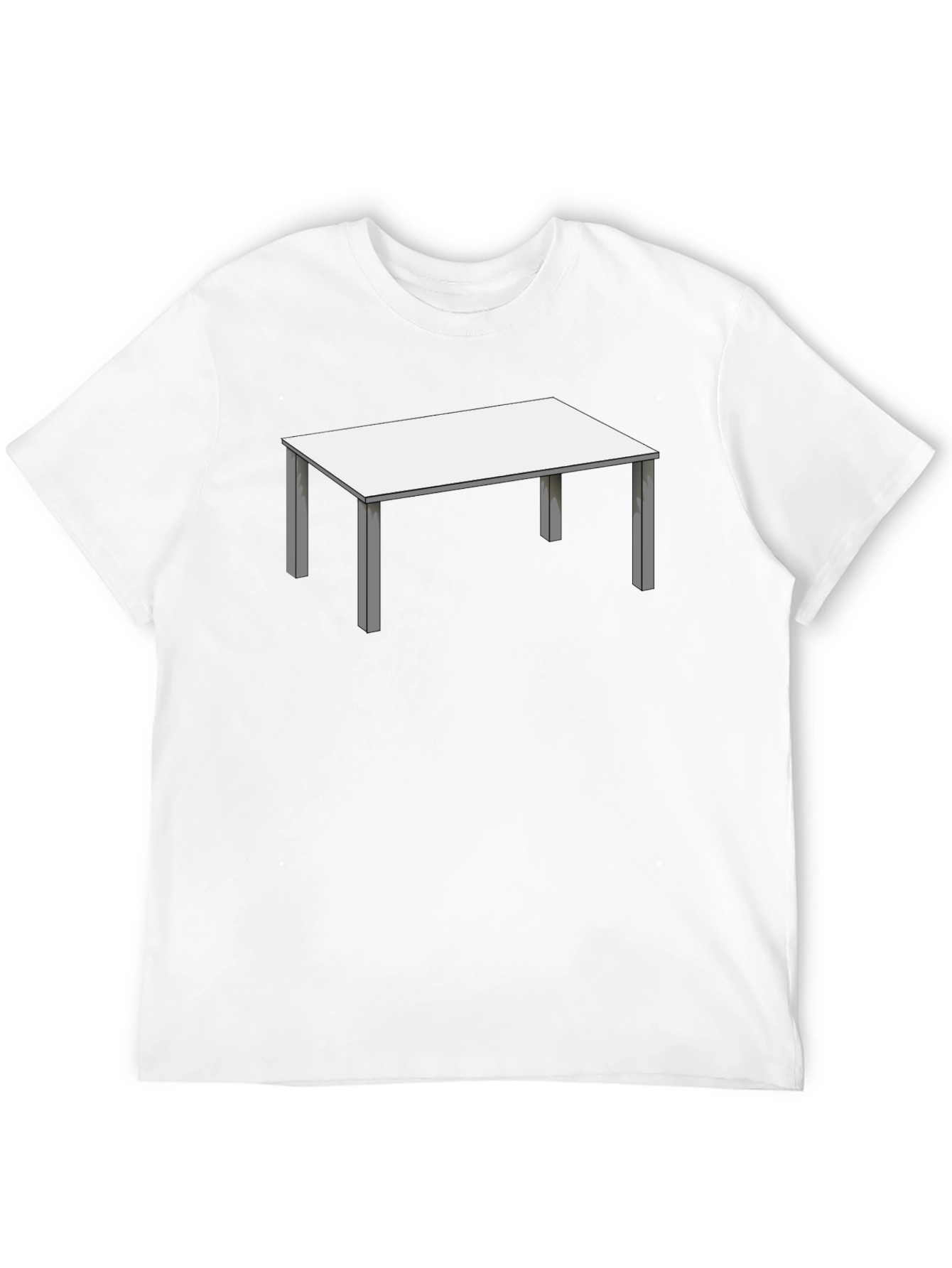 Black Novelty Table Graphic T-Shirt - Black view 12