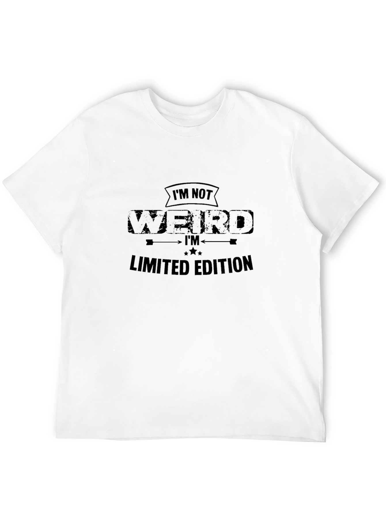 Black I'm Not Weird - Limited Edition Black Tee view 12