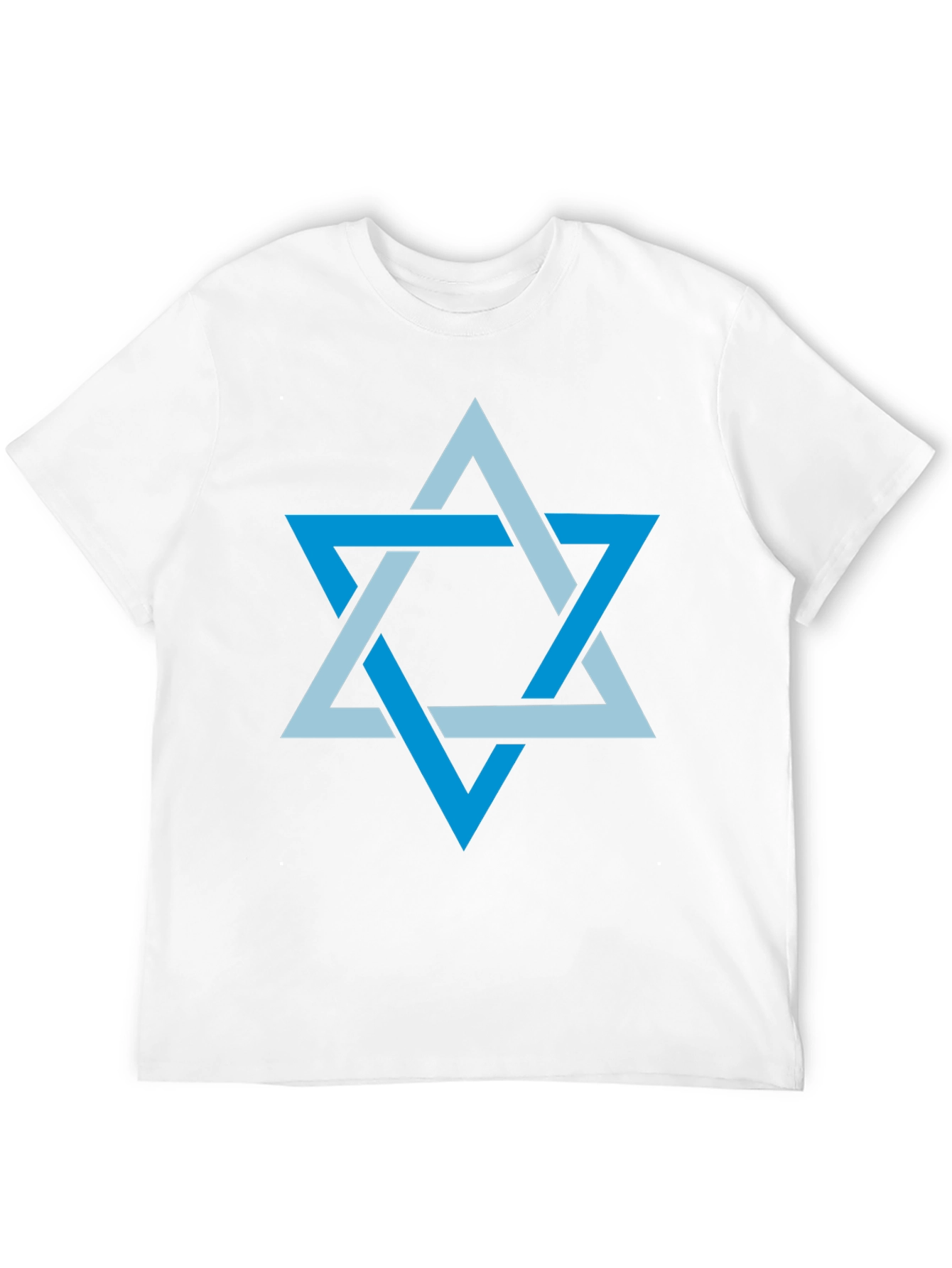Black Star of David Men's Graphic T-Shirt view 12