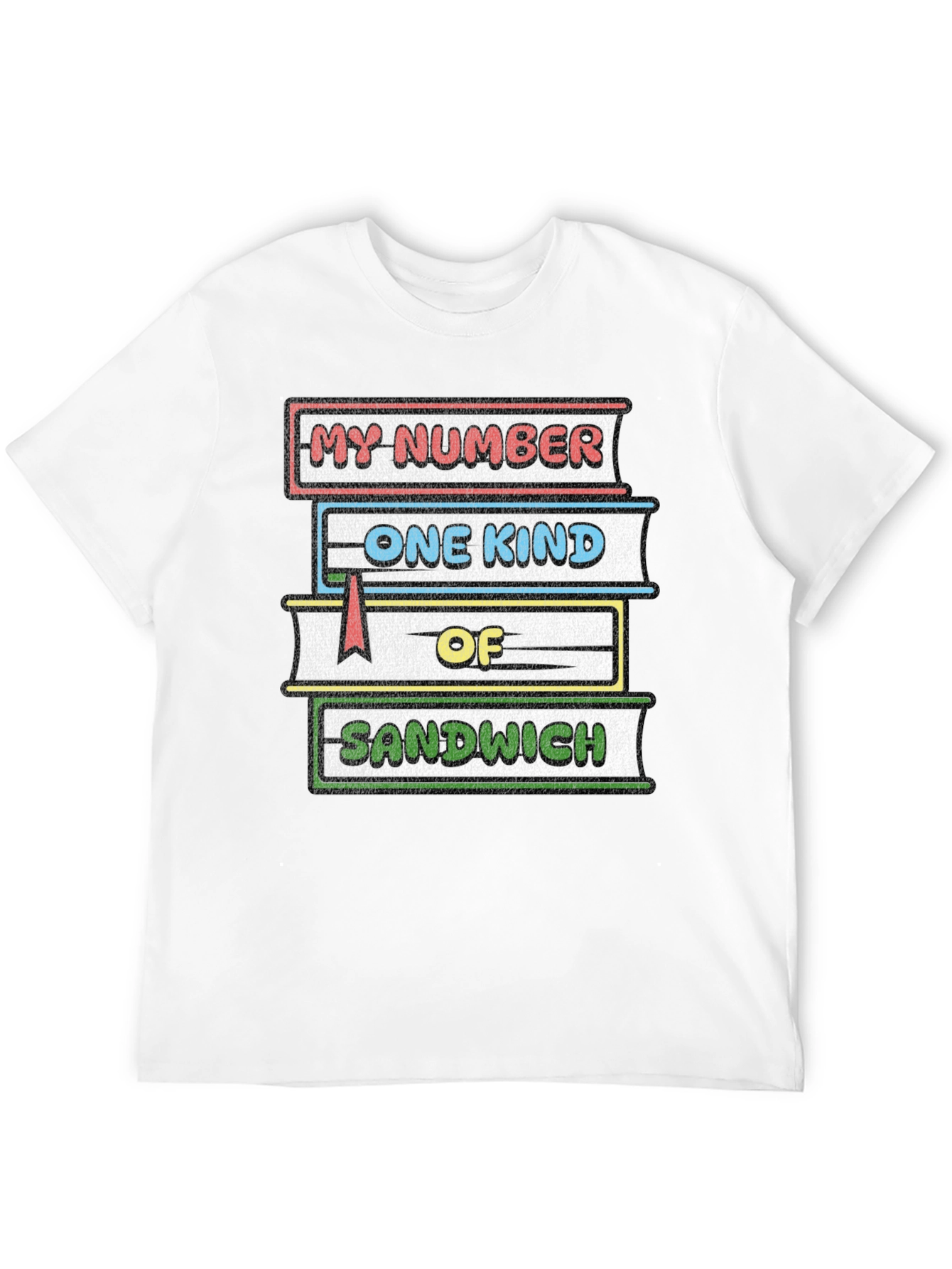 Black My Number One Kind of Sandwich T-Shirt view 12