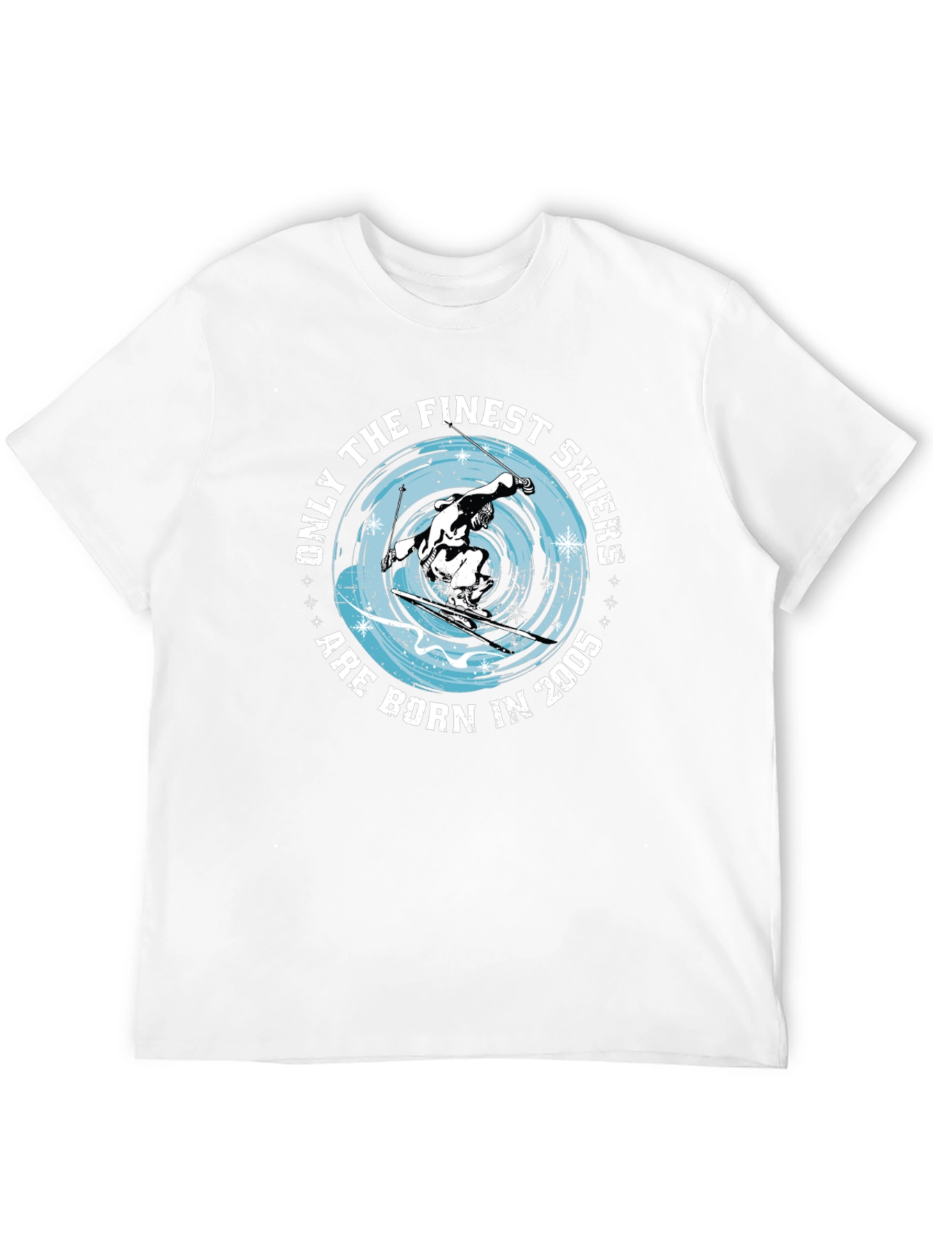 Black Finest Skiers Born in 2005 Black T-Shirt view 12